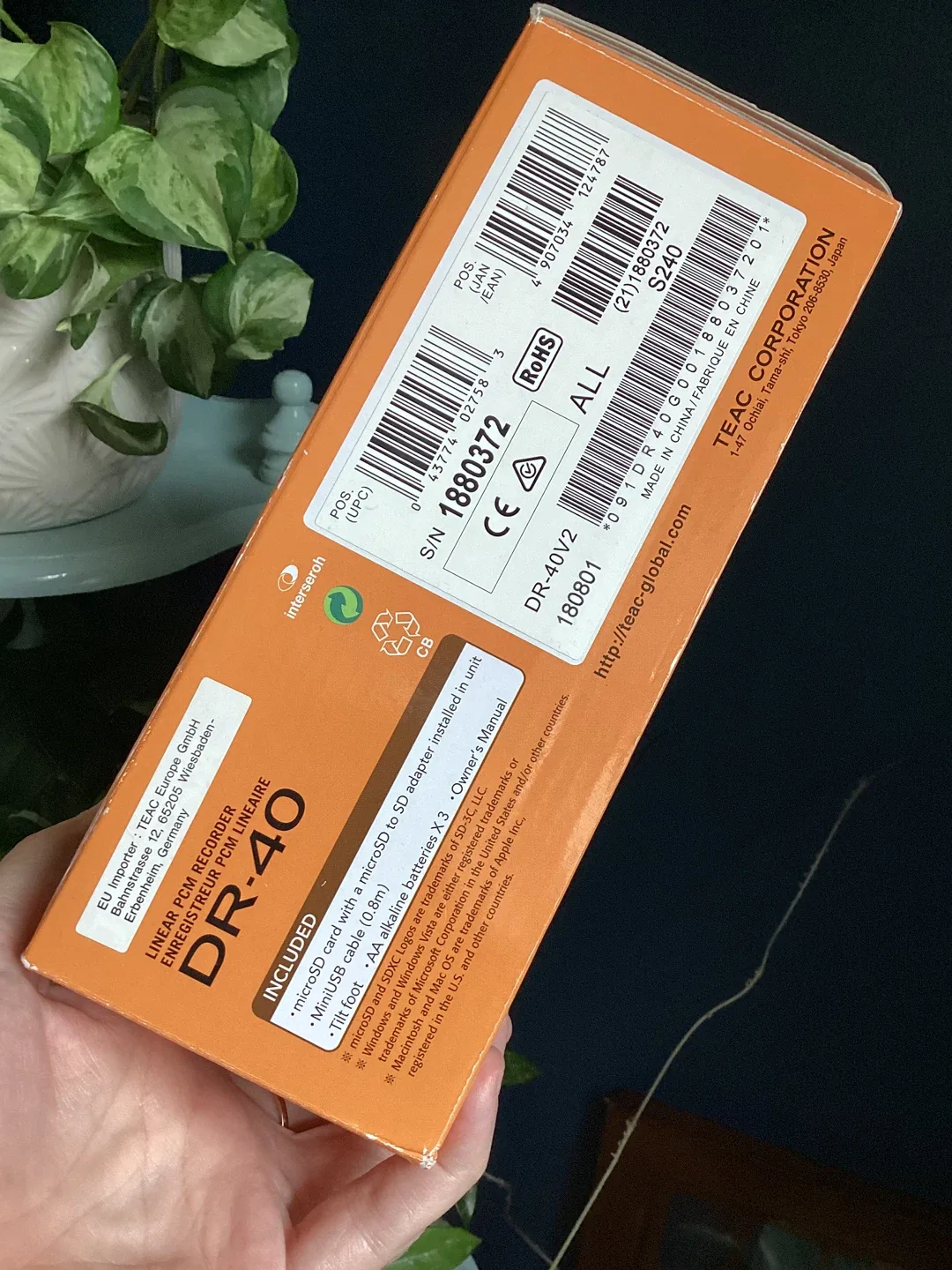 Tascam DR-40 Version 2 Linear PCM Recorder image indicator(3)