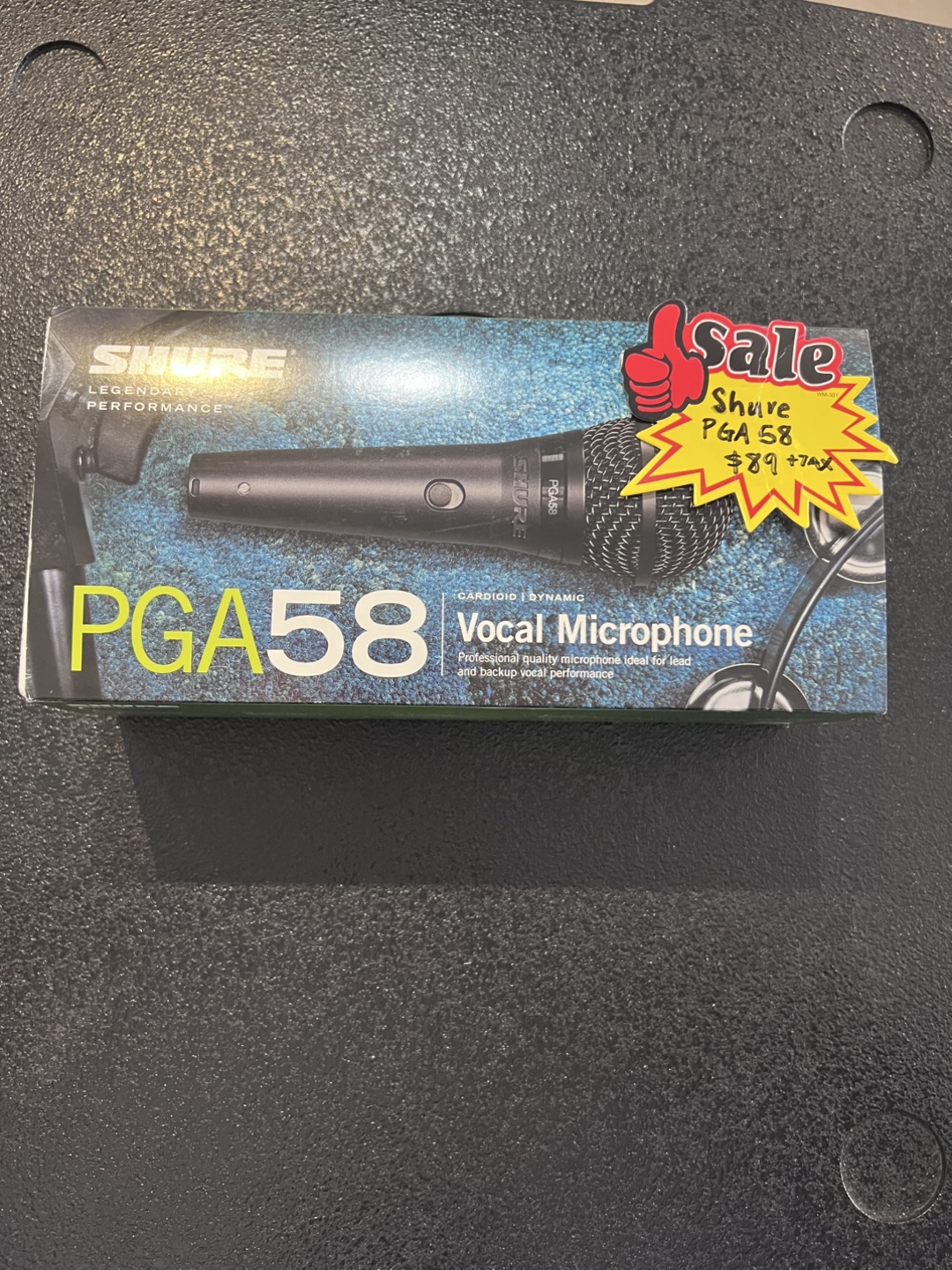 Shure PGA58 Cardioid Dynamic Vocal Microphone