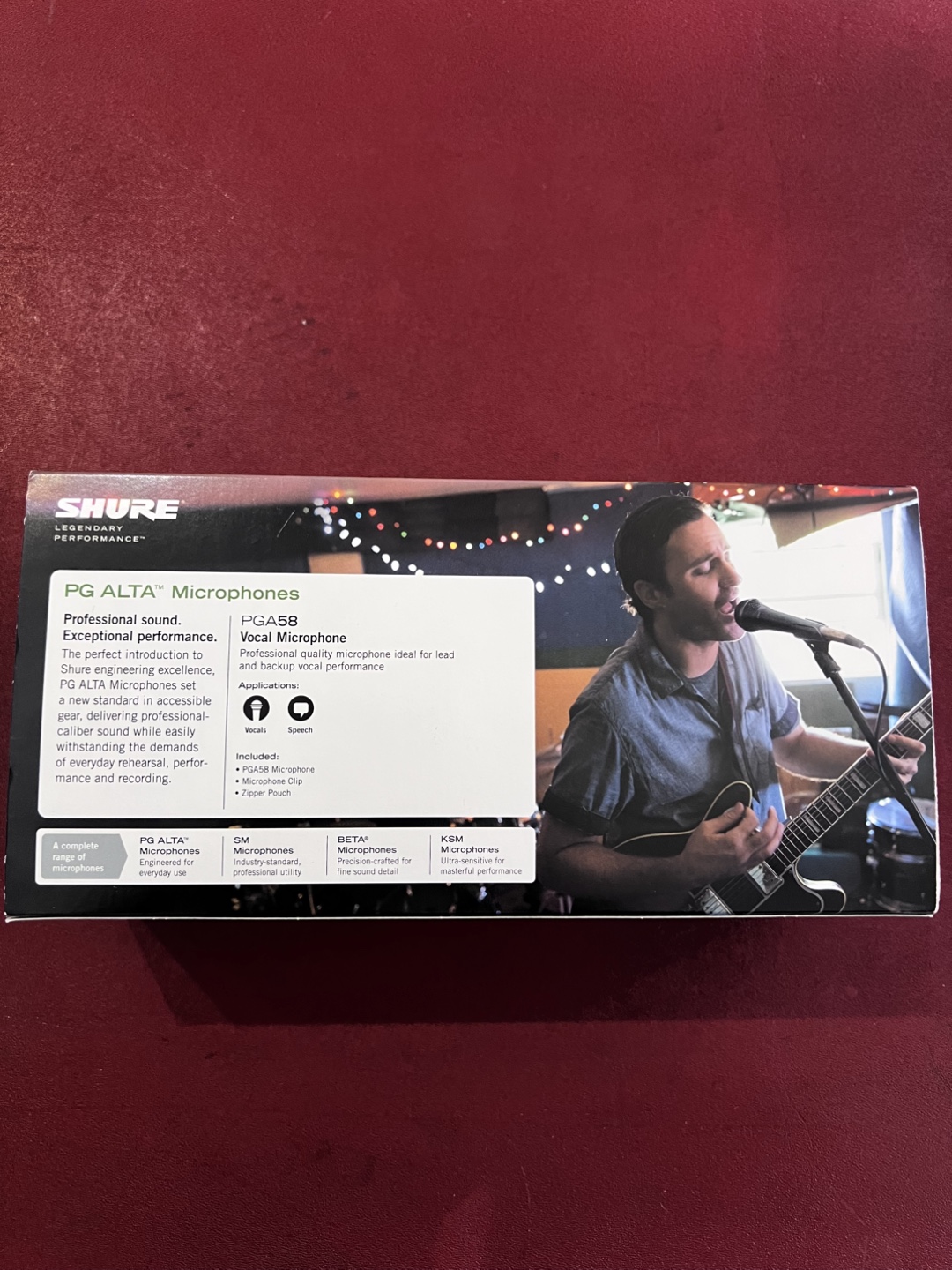 Shure PGA58 Cardioid Dynamic Vocal Microphone - photo 2