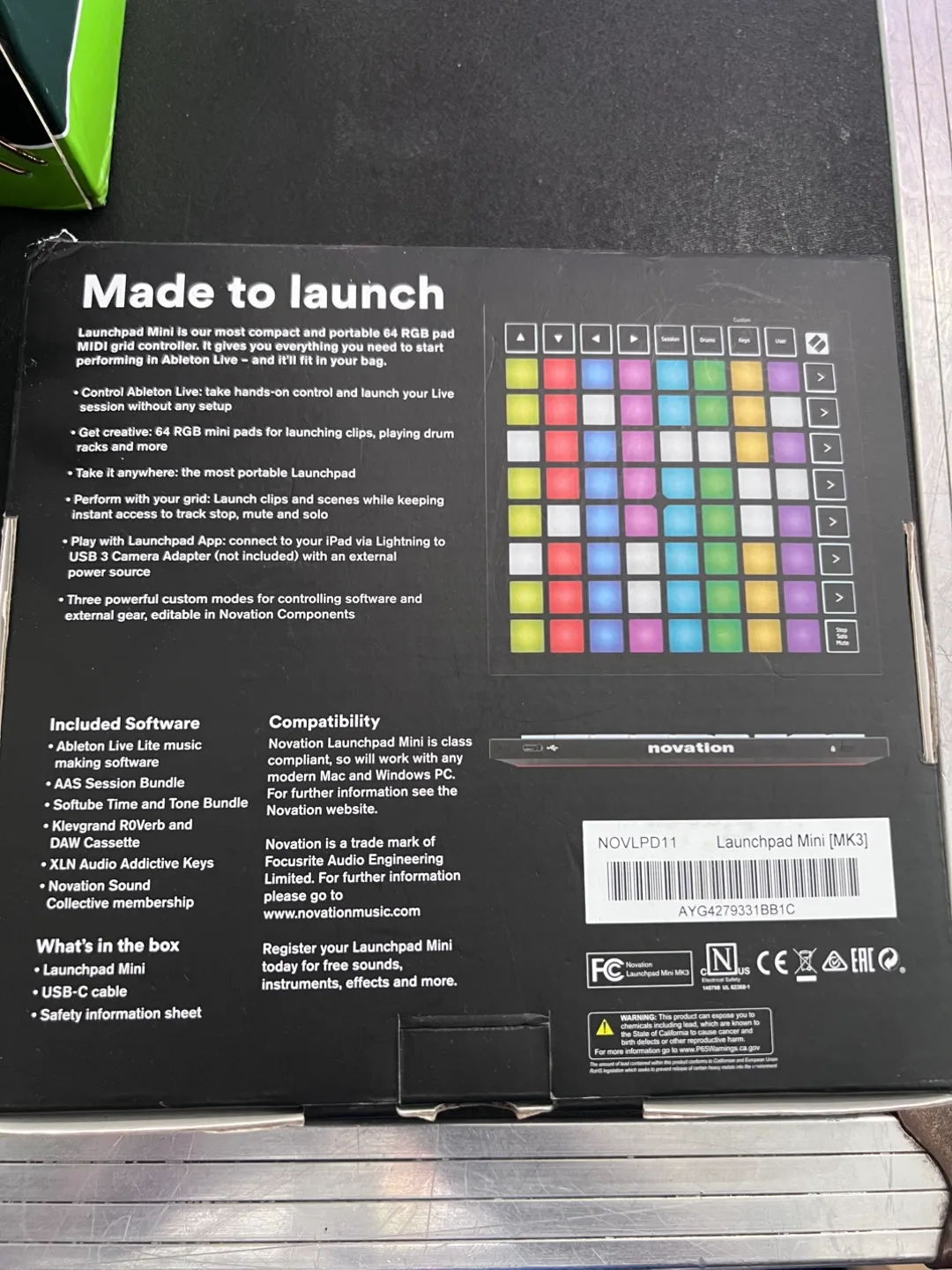 Novation Launchpad Mini image indicator(2)