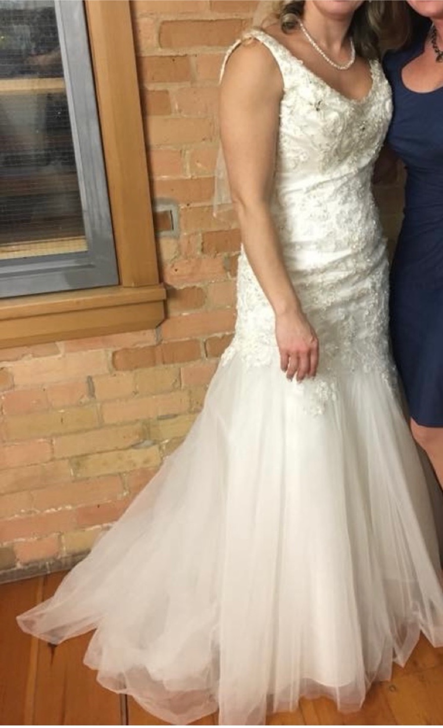 Alfred Sung Wedding Dress - Size 8