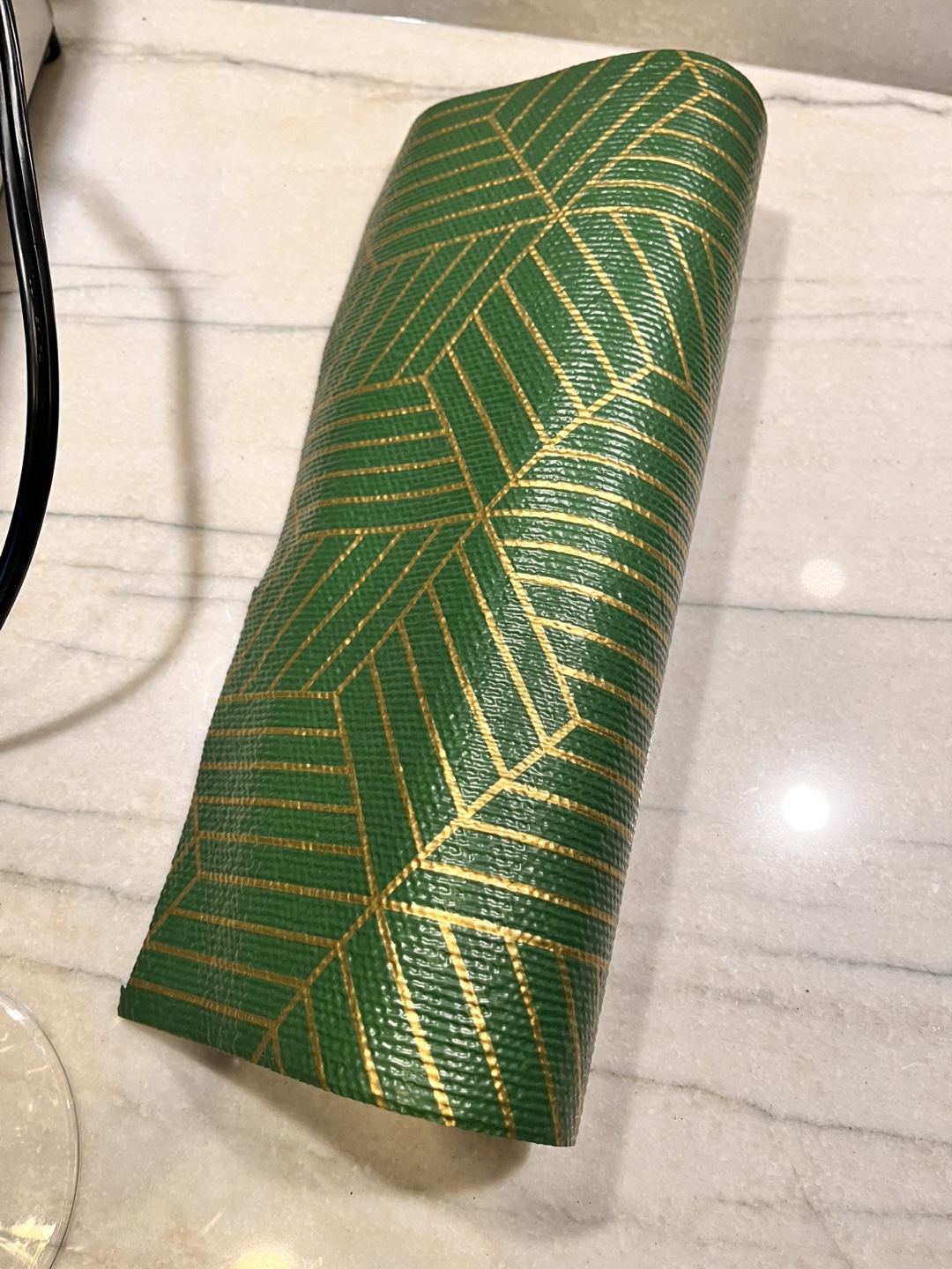 Shelf Liner for Kitchen Cabinets - Deep Green