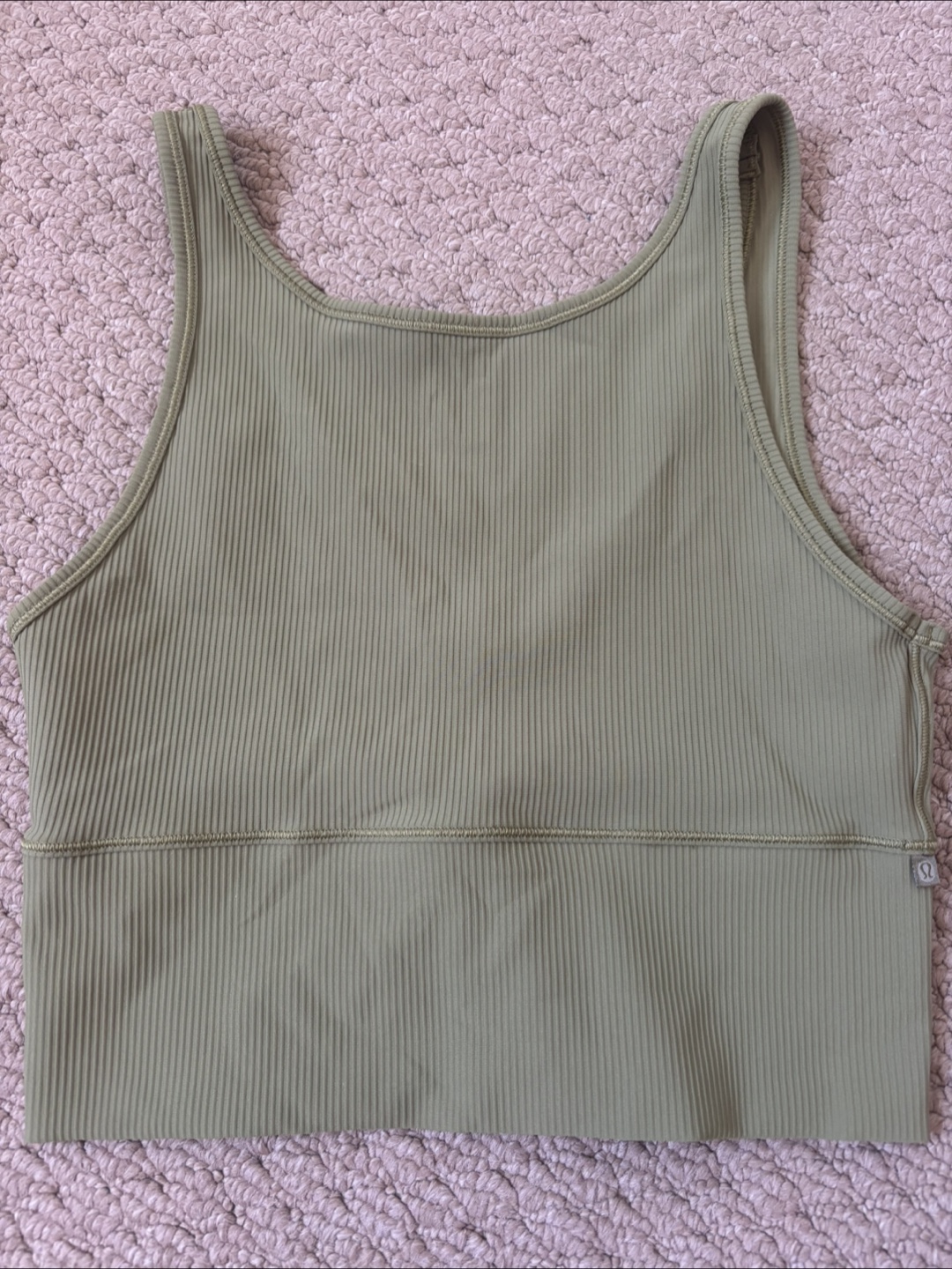 Lululemon Ribbed Cropped Tank Top - Size 6