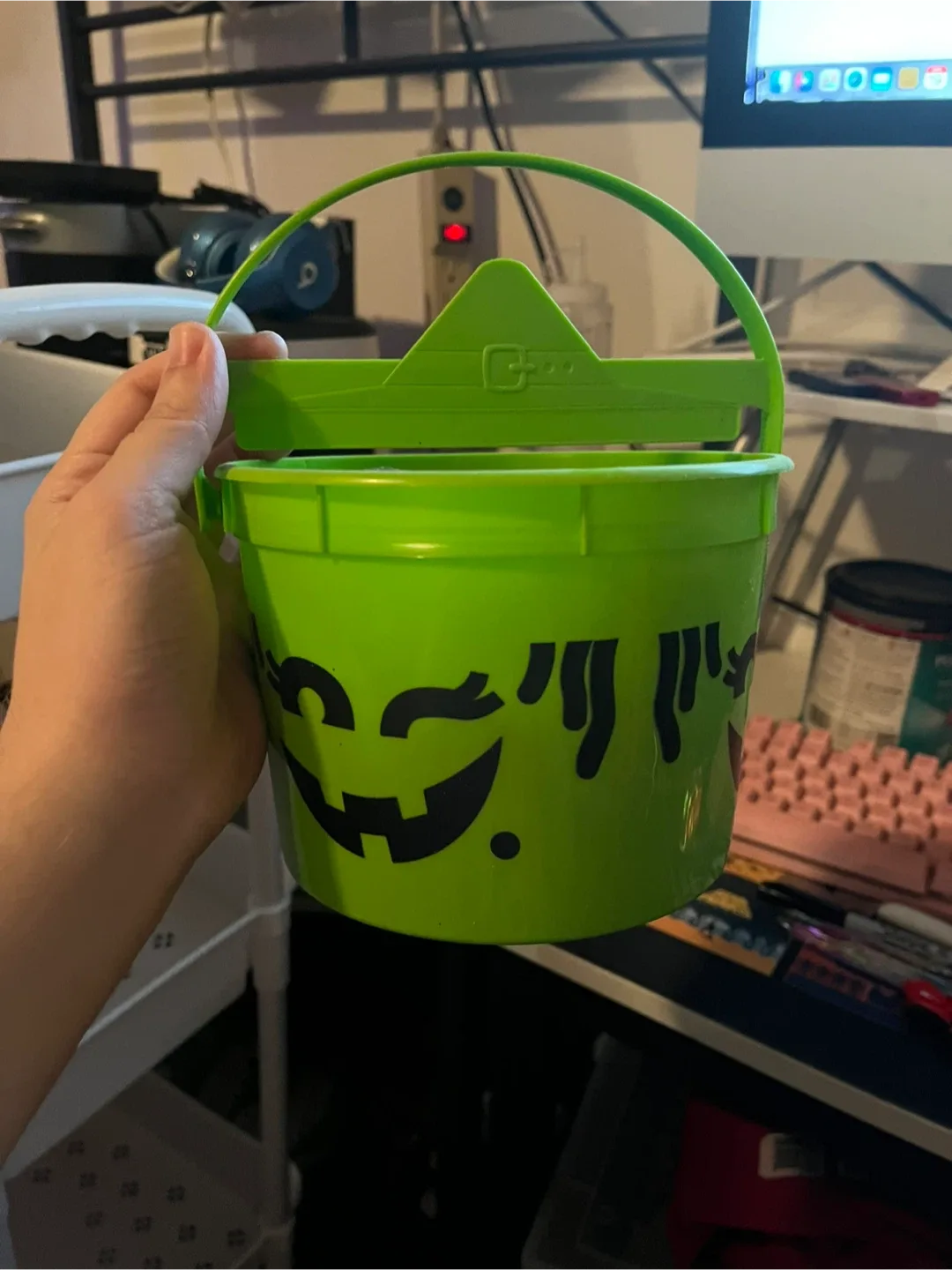 McDonald’s Green Halloween Candy Bucket thumbnail