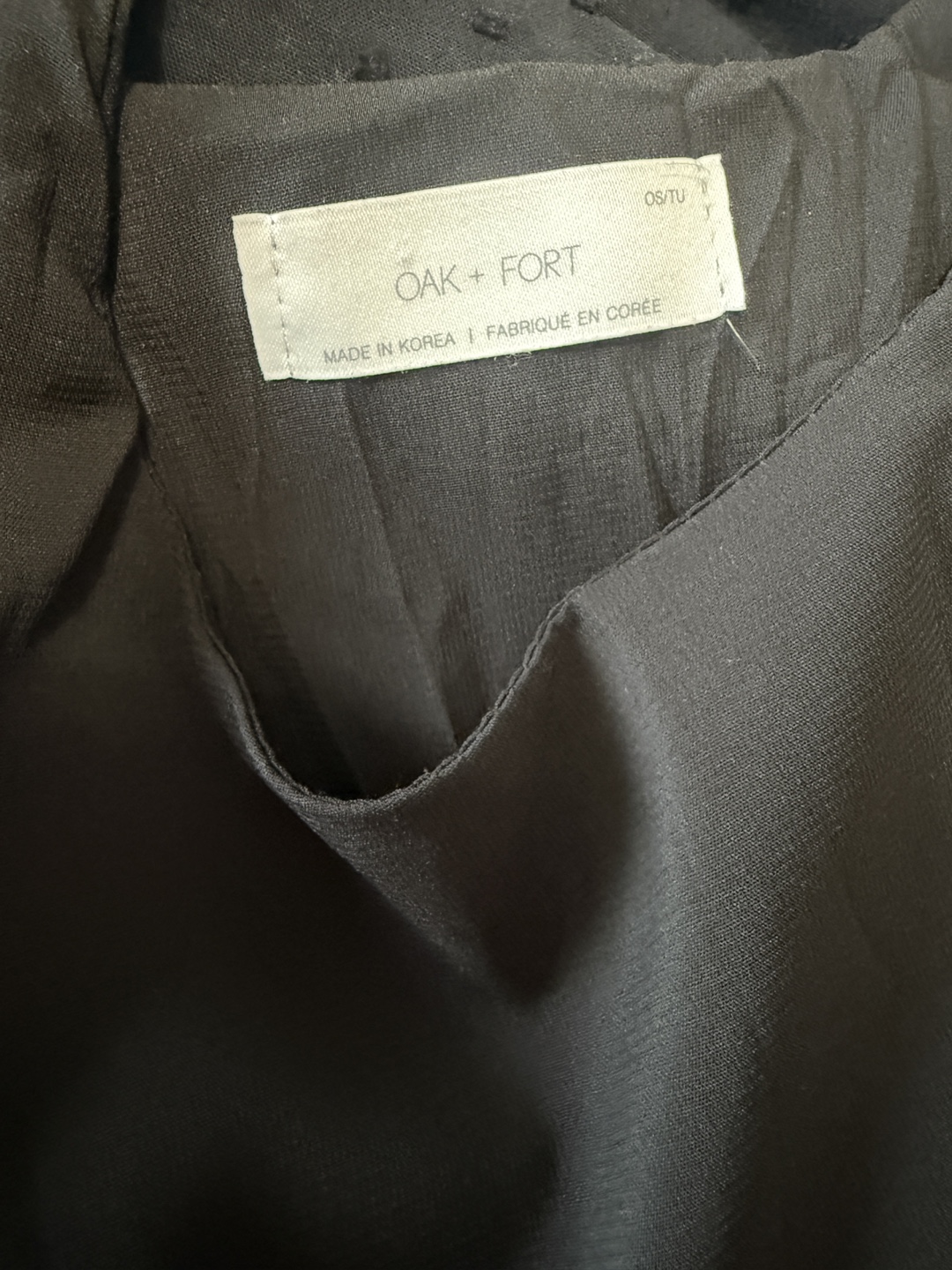 OAK + FORT Black Dress - OS/TU - photo 4