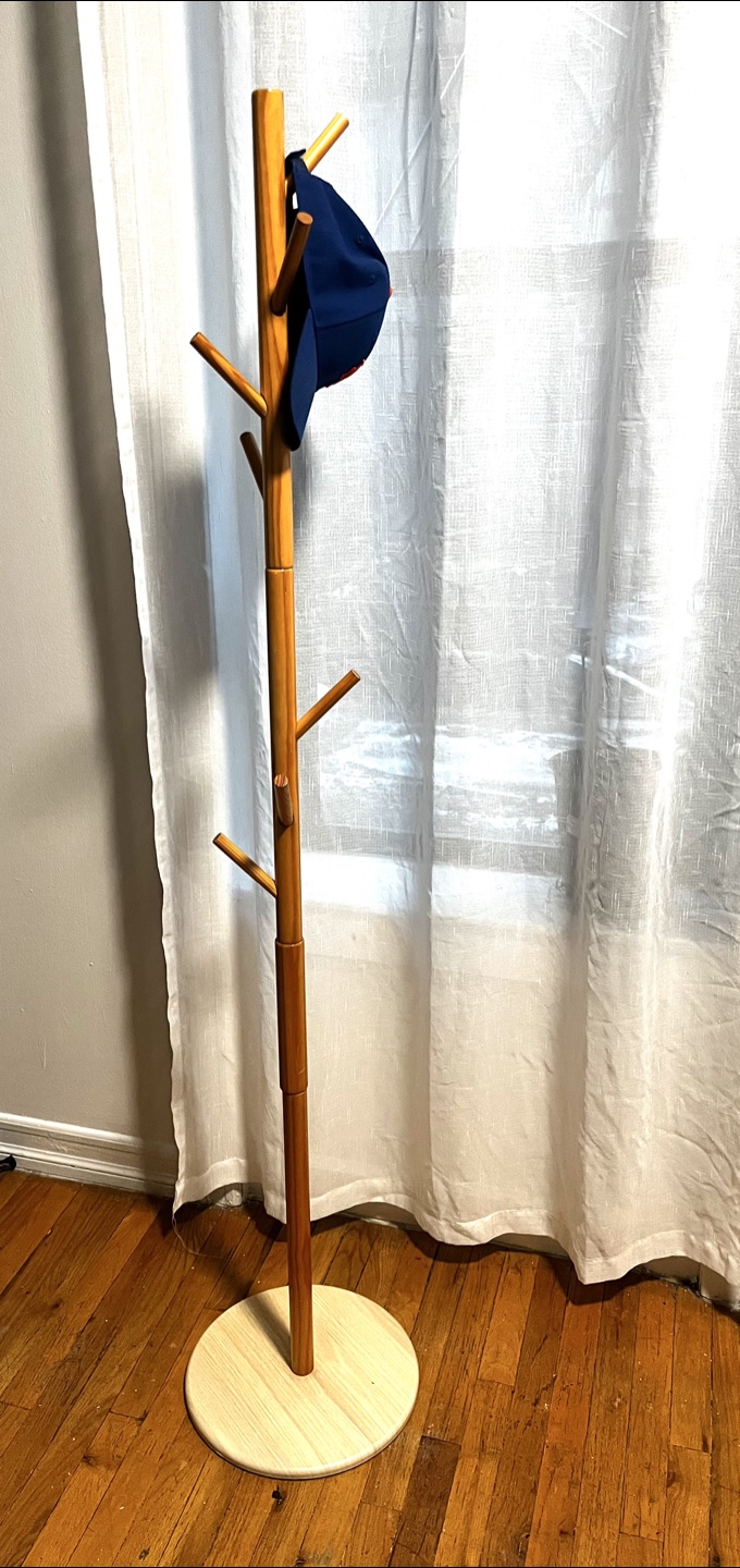 Wooden Coat Rack Stand