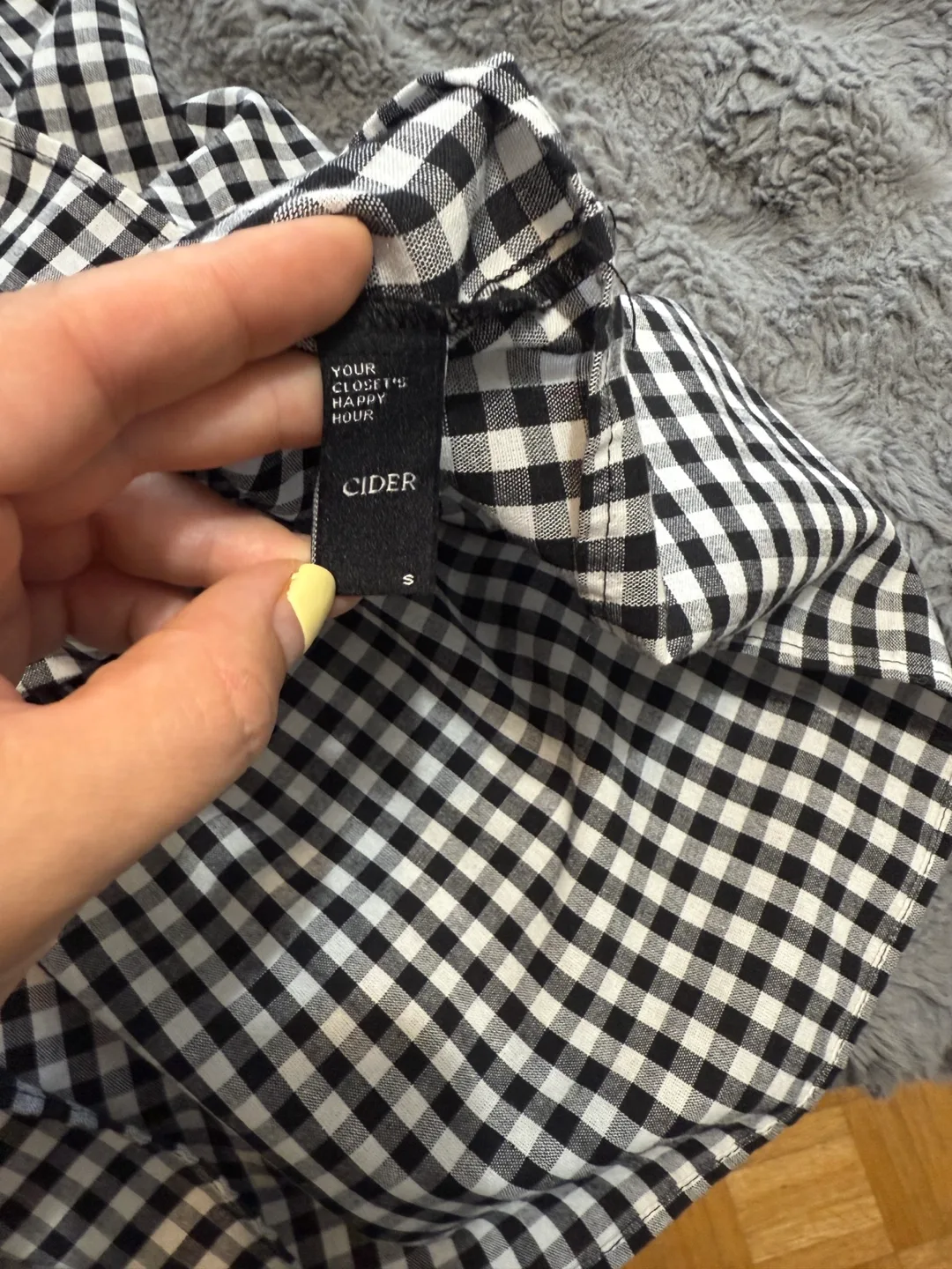 Cider Gingham Dress - Size S image indicator(4)