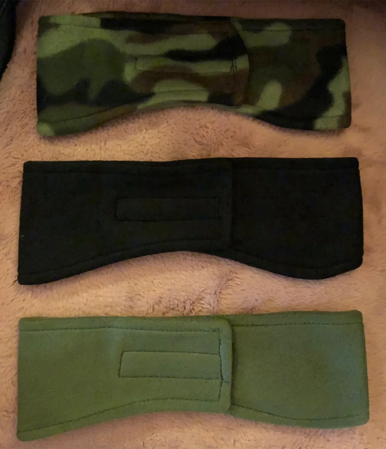 Fleece Headbands - Black, Green, Camo image indicator(2)