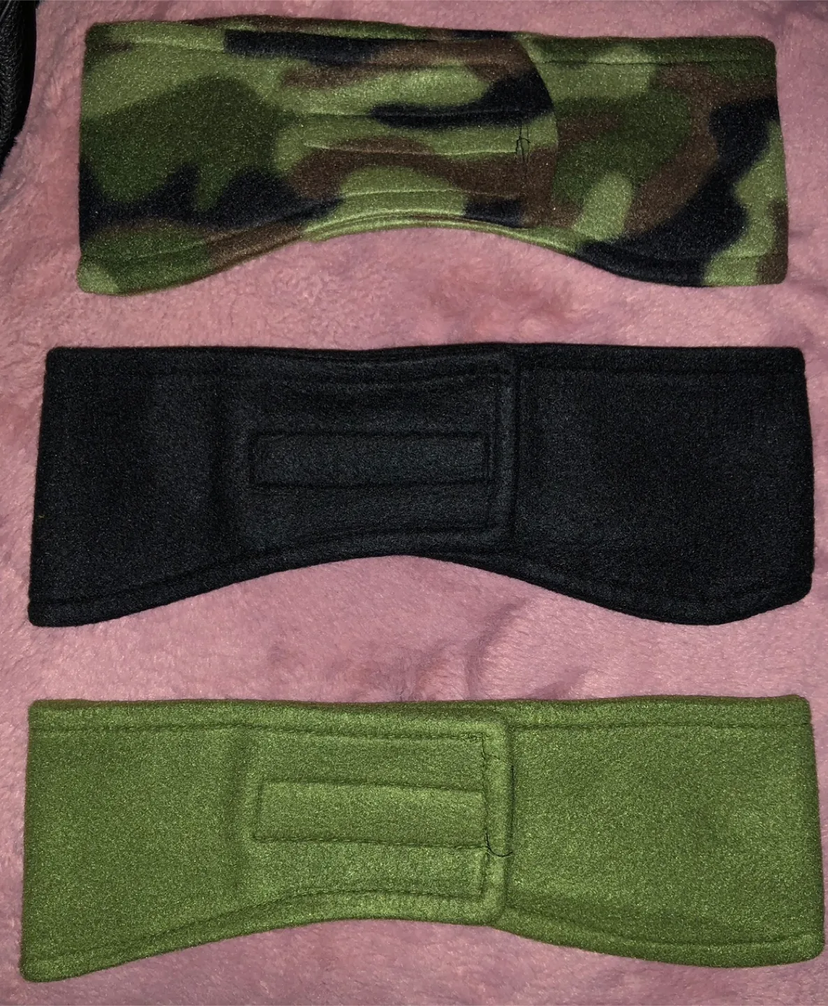 Fleece Headbands - Black, Green, Camo image indicator(3)