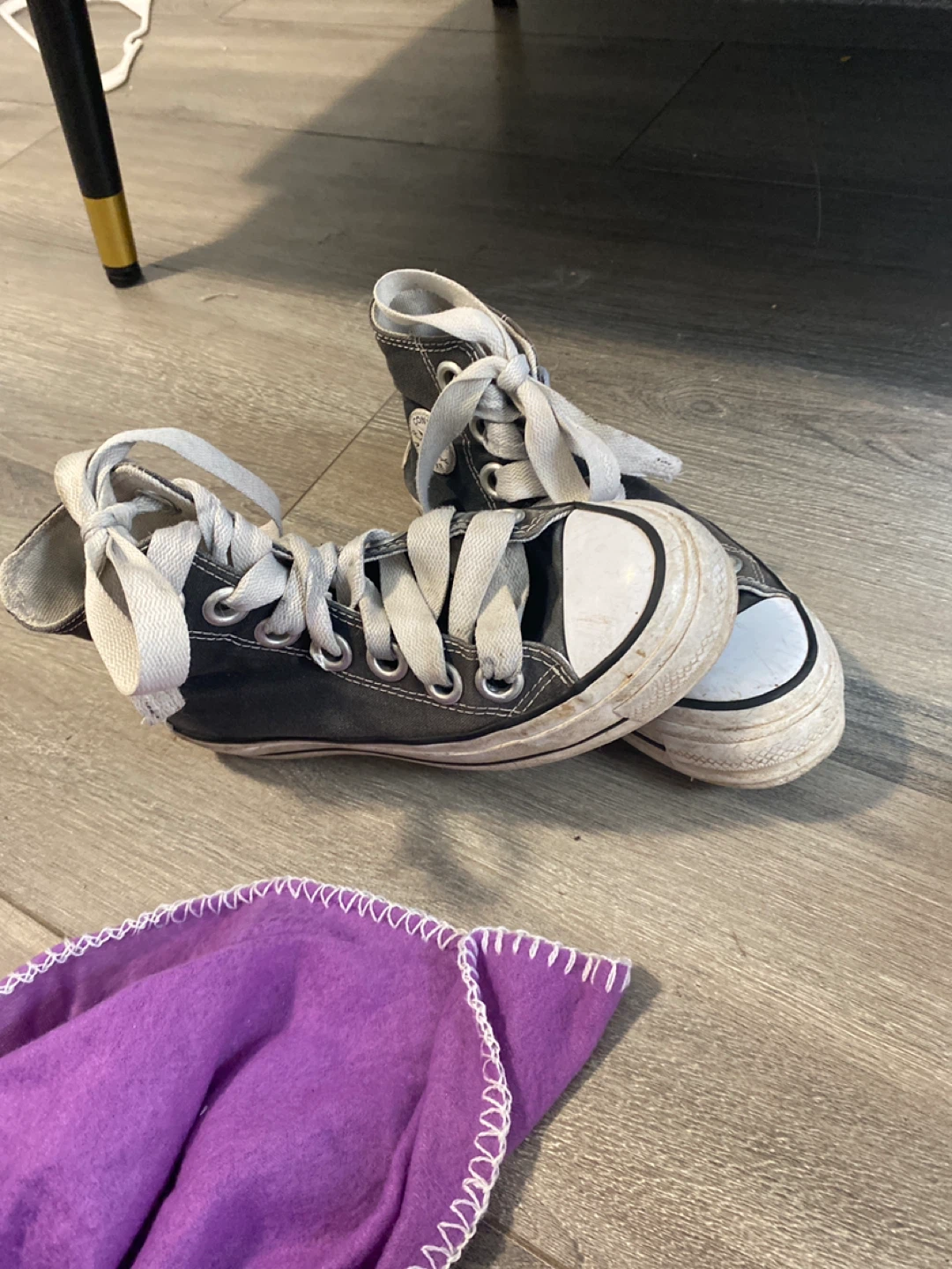 Converse All Star High-Top Sneakers, Size 7 - photo 2