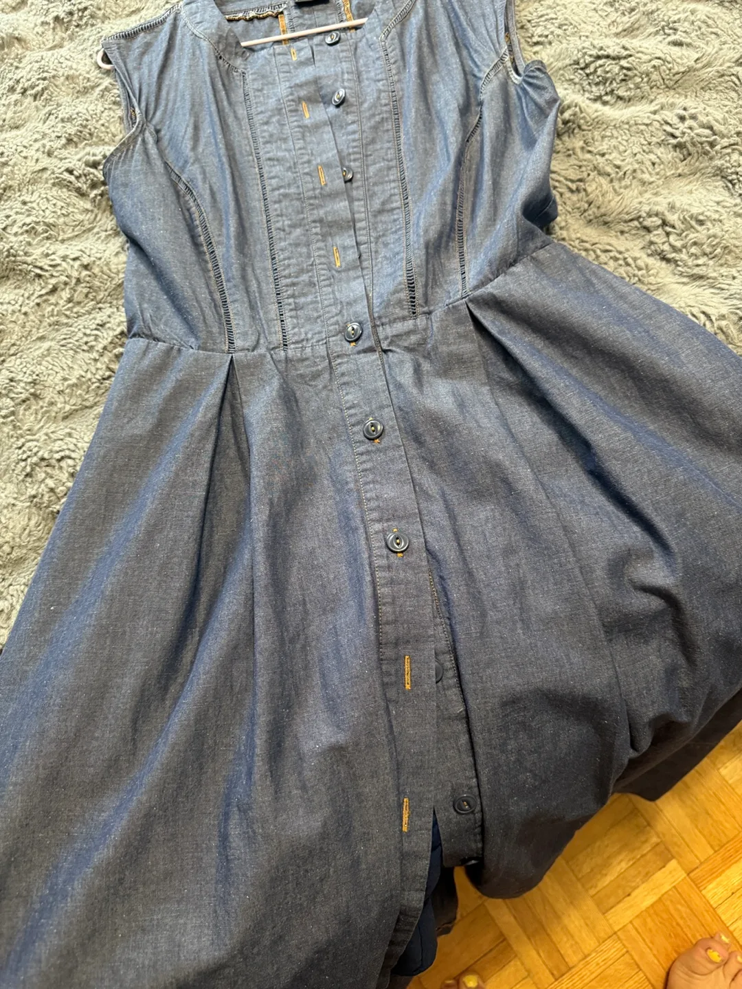 Armani Exchange Denim Dress - Size 4 image indicator(5)