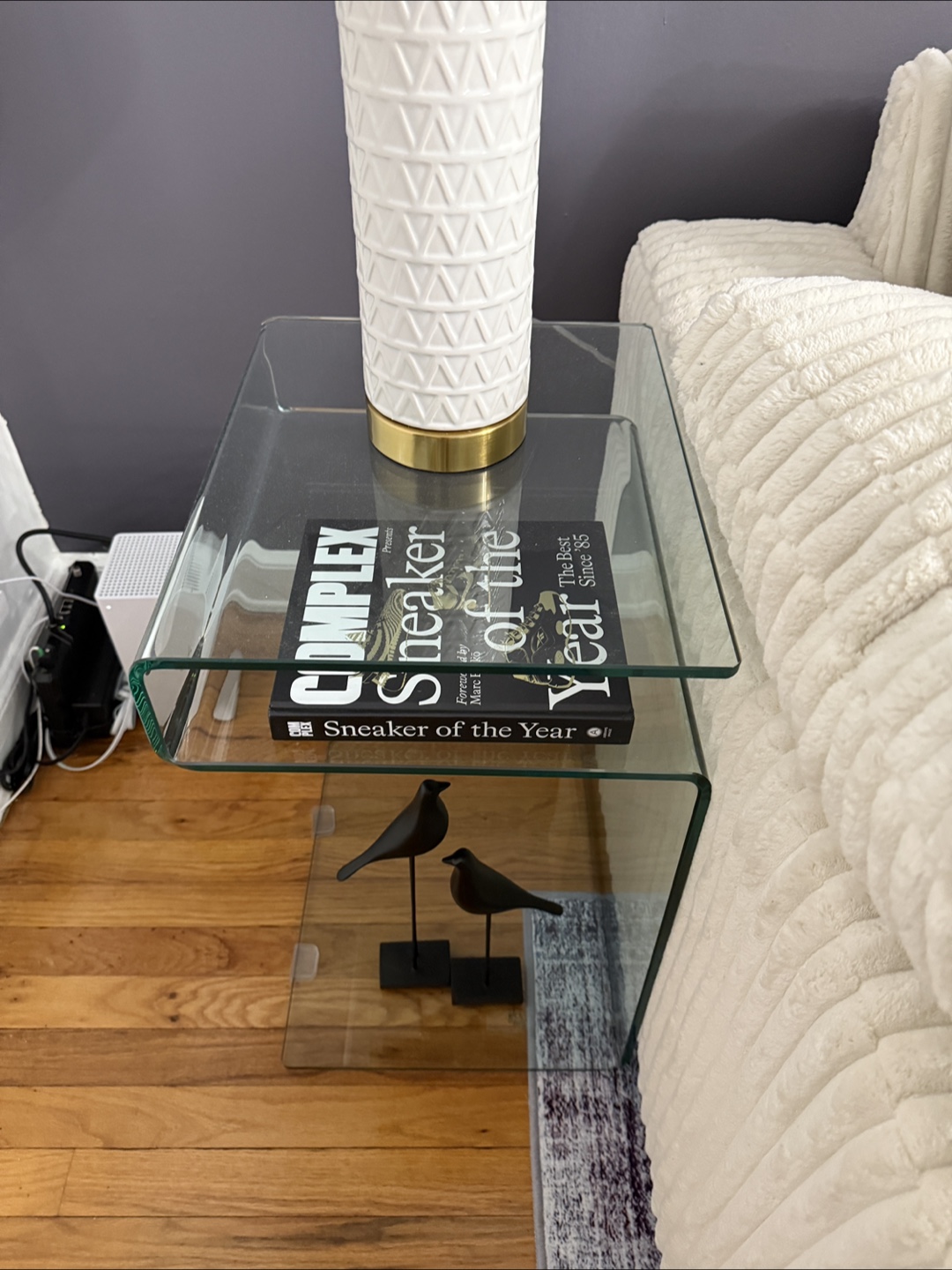 Glass Side Table