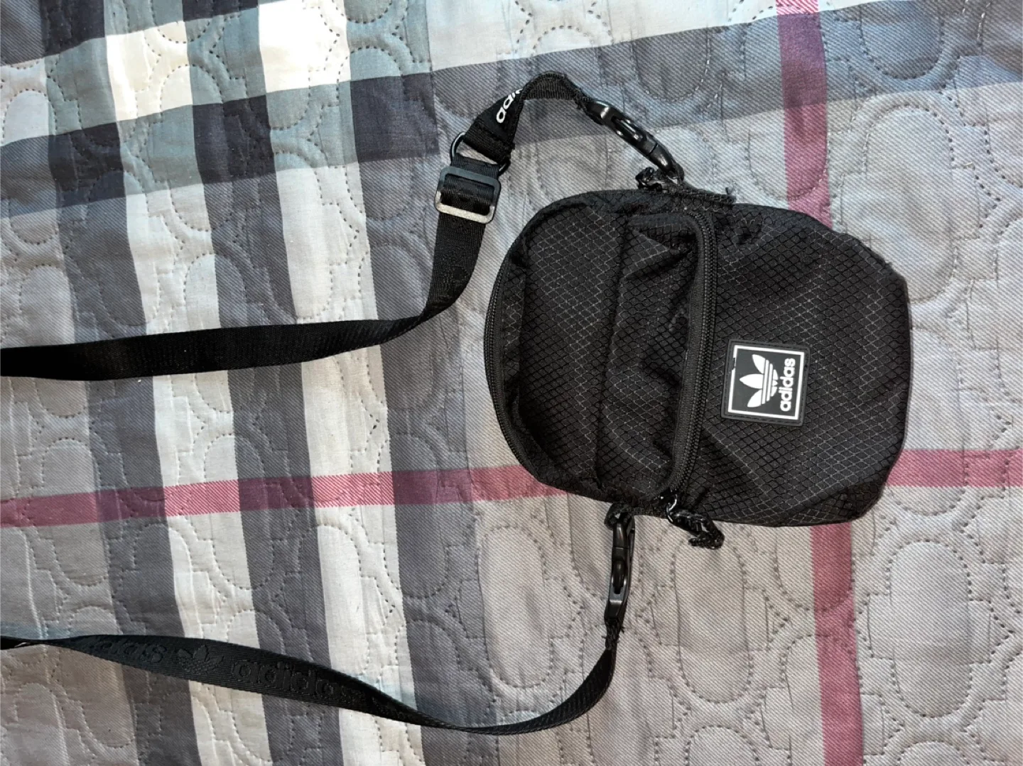 Adidas Black Crossbody Bag thumbnail