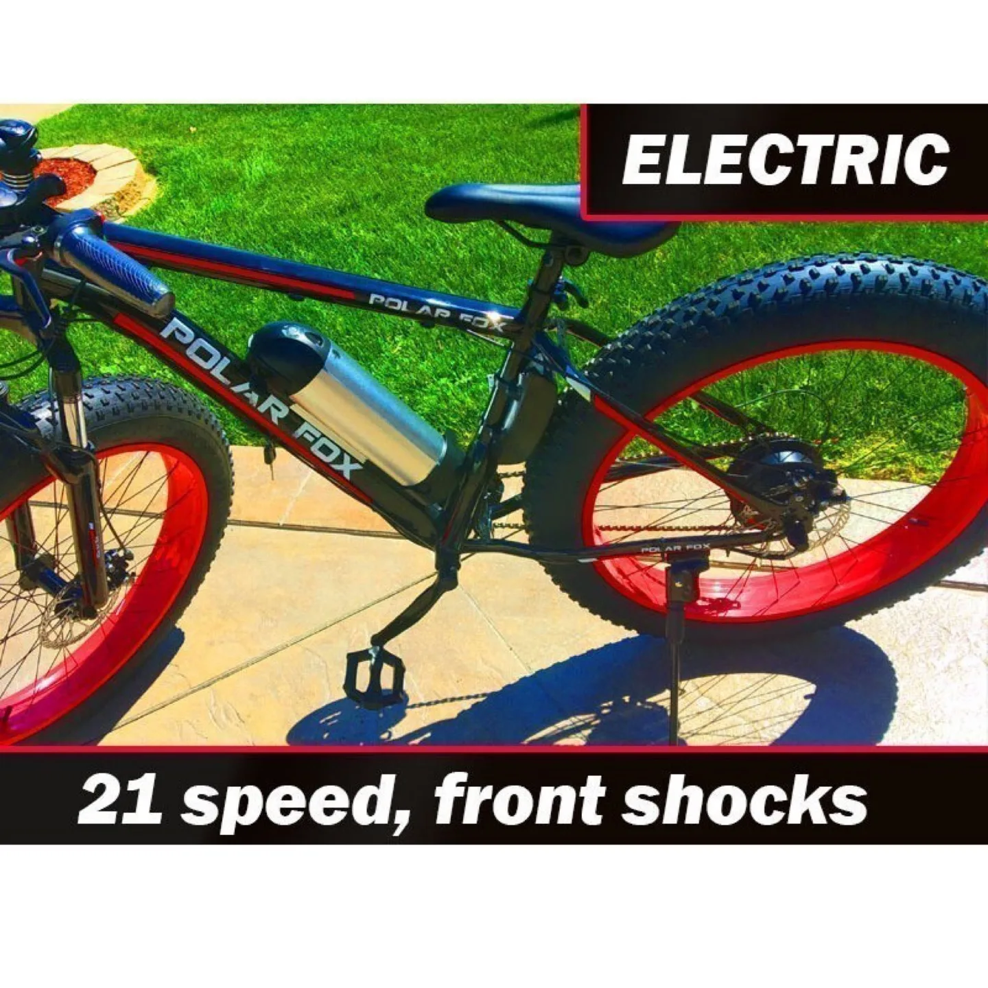 Brand new in box Polar Fox Electric Fat Tire Bike image indicator(4)