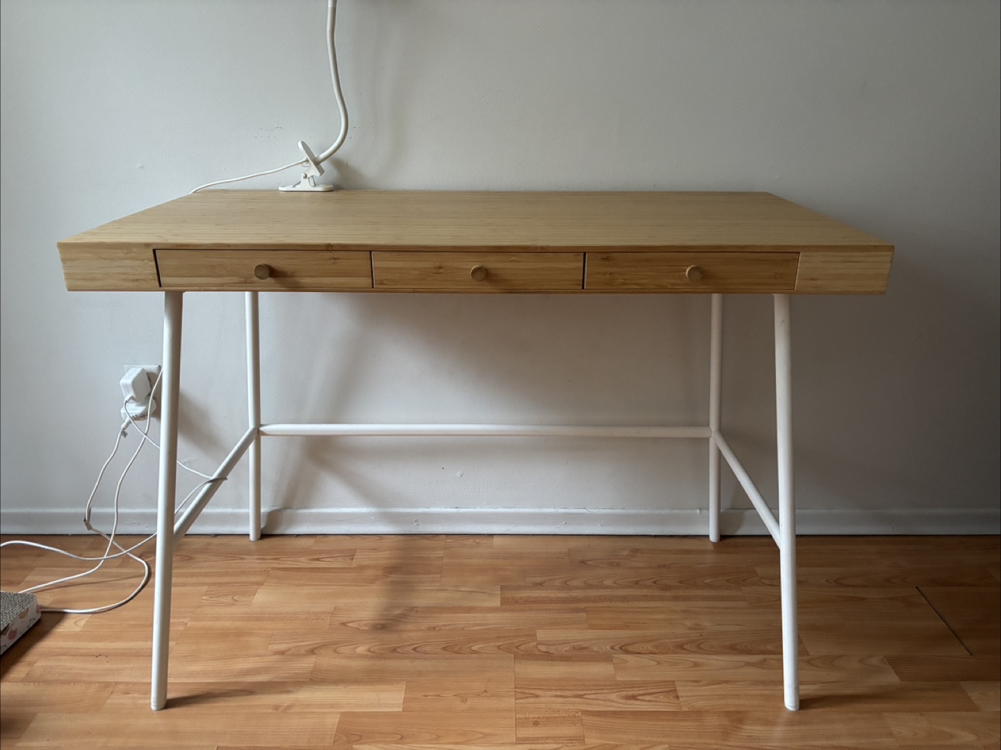 IKEA LILLÅSEN Desk with Drawers - Bamboo | Karrot