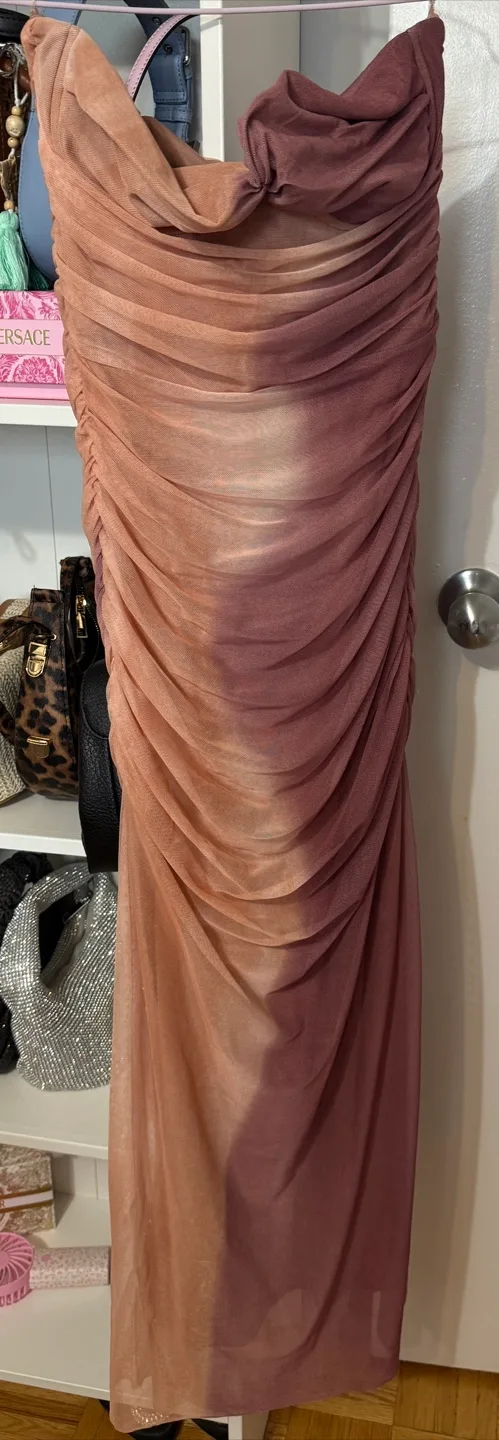 Zara Ruched Tulle Dress - Size M thumbnail