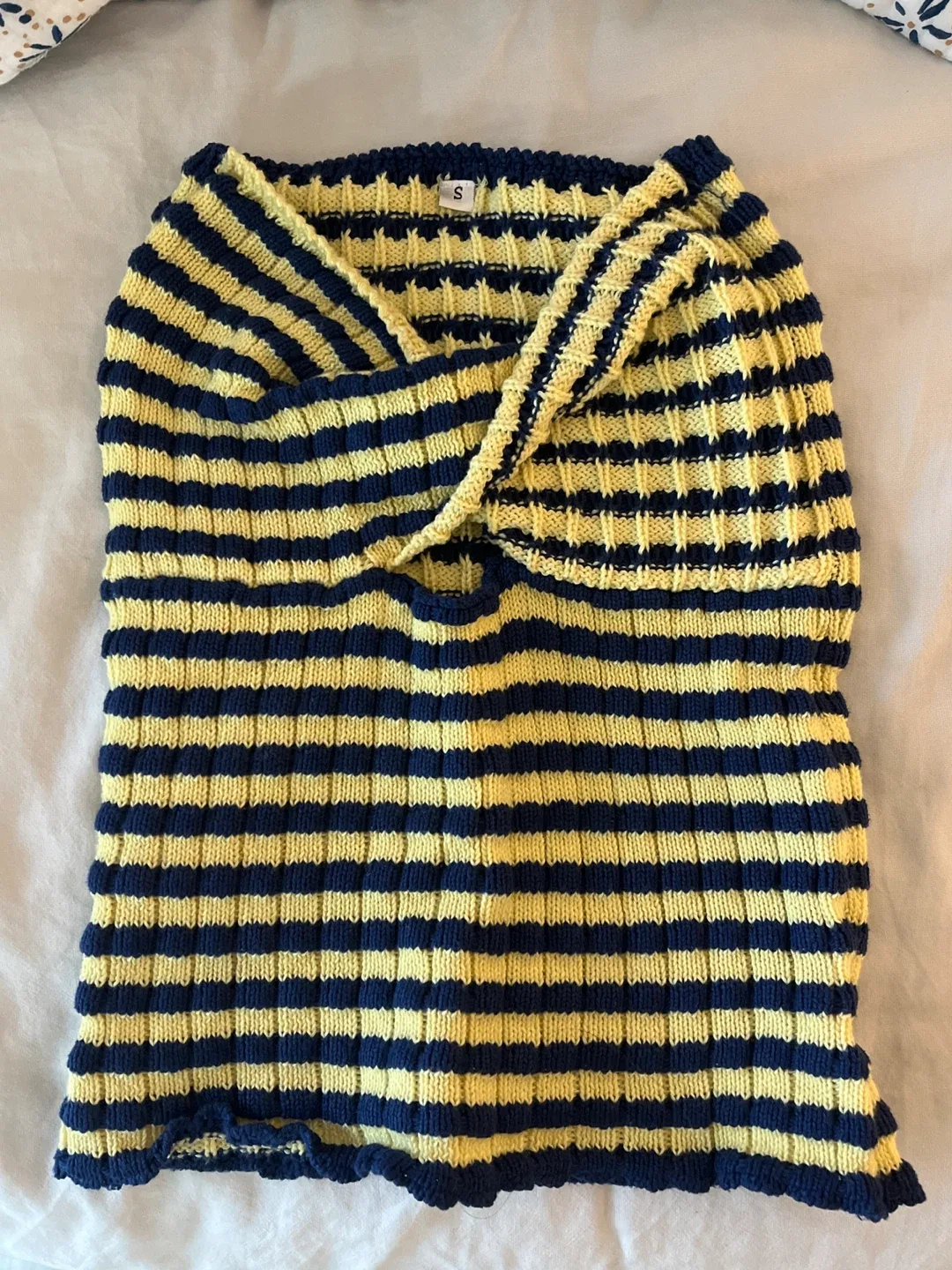 Striped knit tube Top - Size S thumbnail