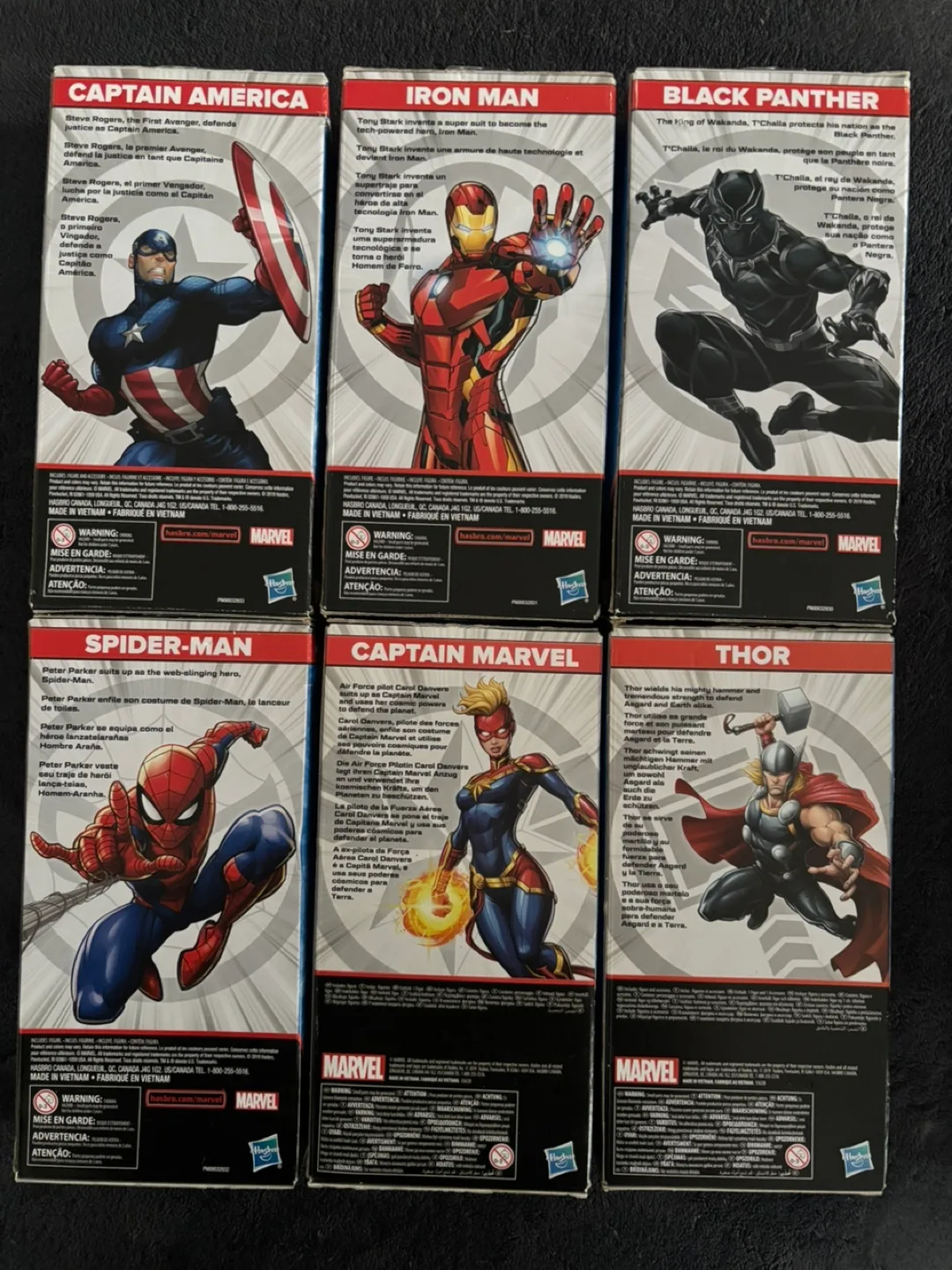 Marvel Avengers Action Figures (6) - New in Box image indicator(2)
