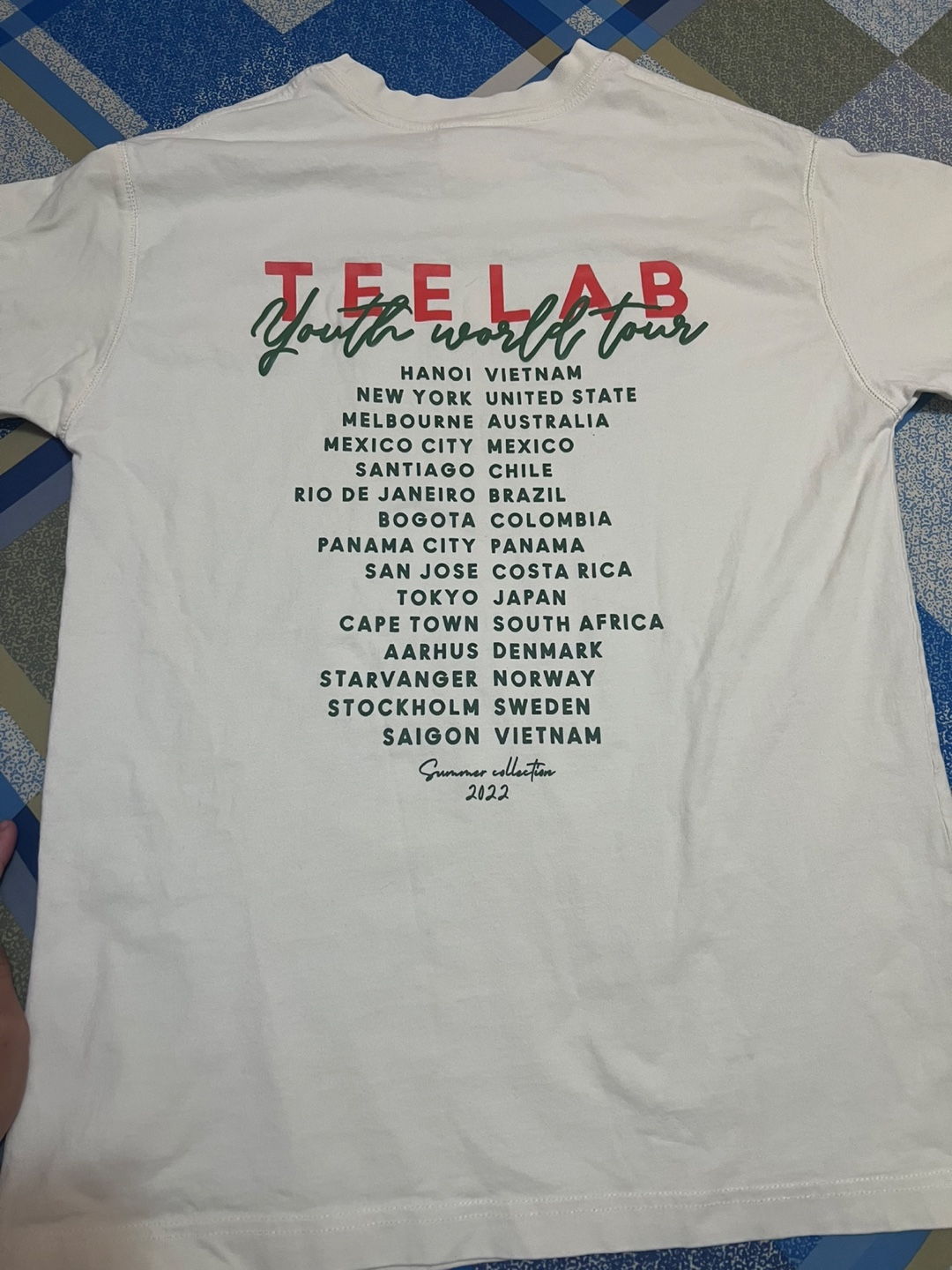 TEE LAB Youth World Tour T-Shirt - Size M - photo 2