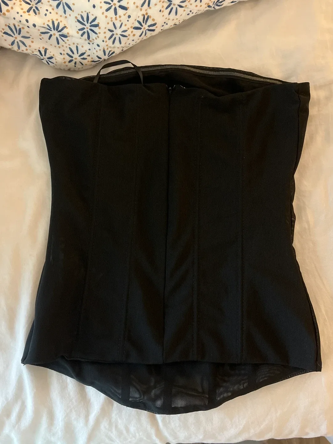 Black mesh Corset Top image indicator(2)