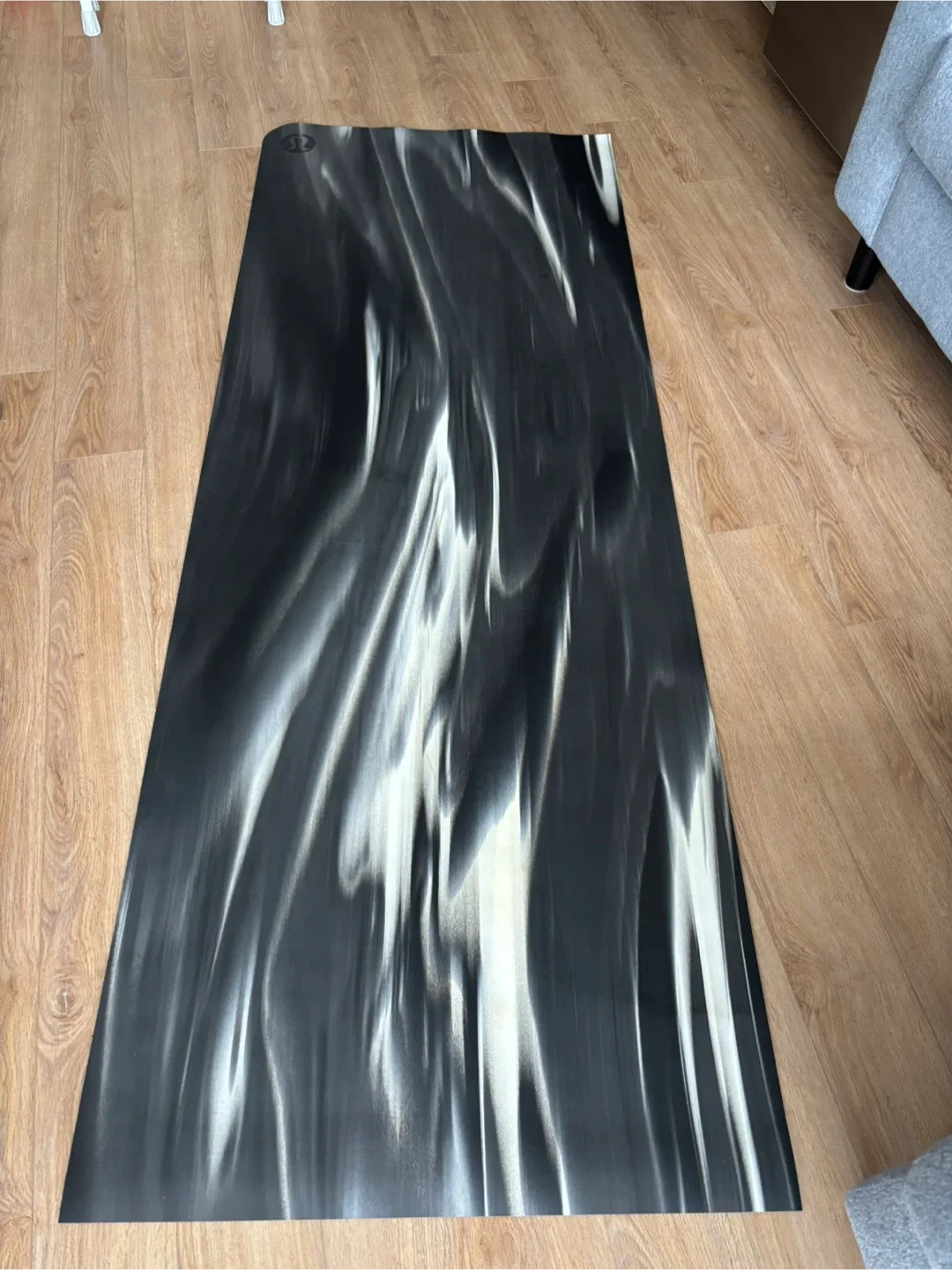 The (Big) Yoga Mat 5mm - Lululemon Black & White Marble thumbnail