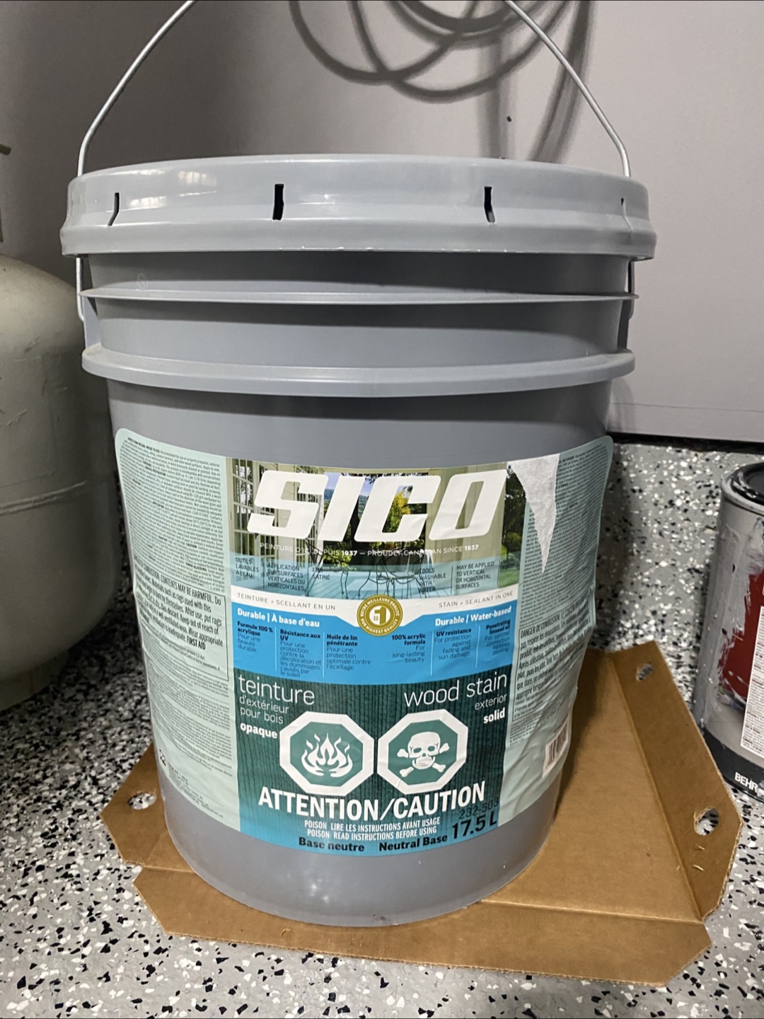 Outdoor Paint - Sico Exterior Wood Stain – 17.5L (3/4 Full)
