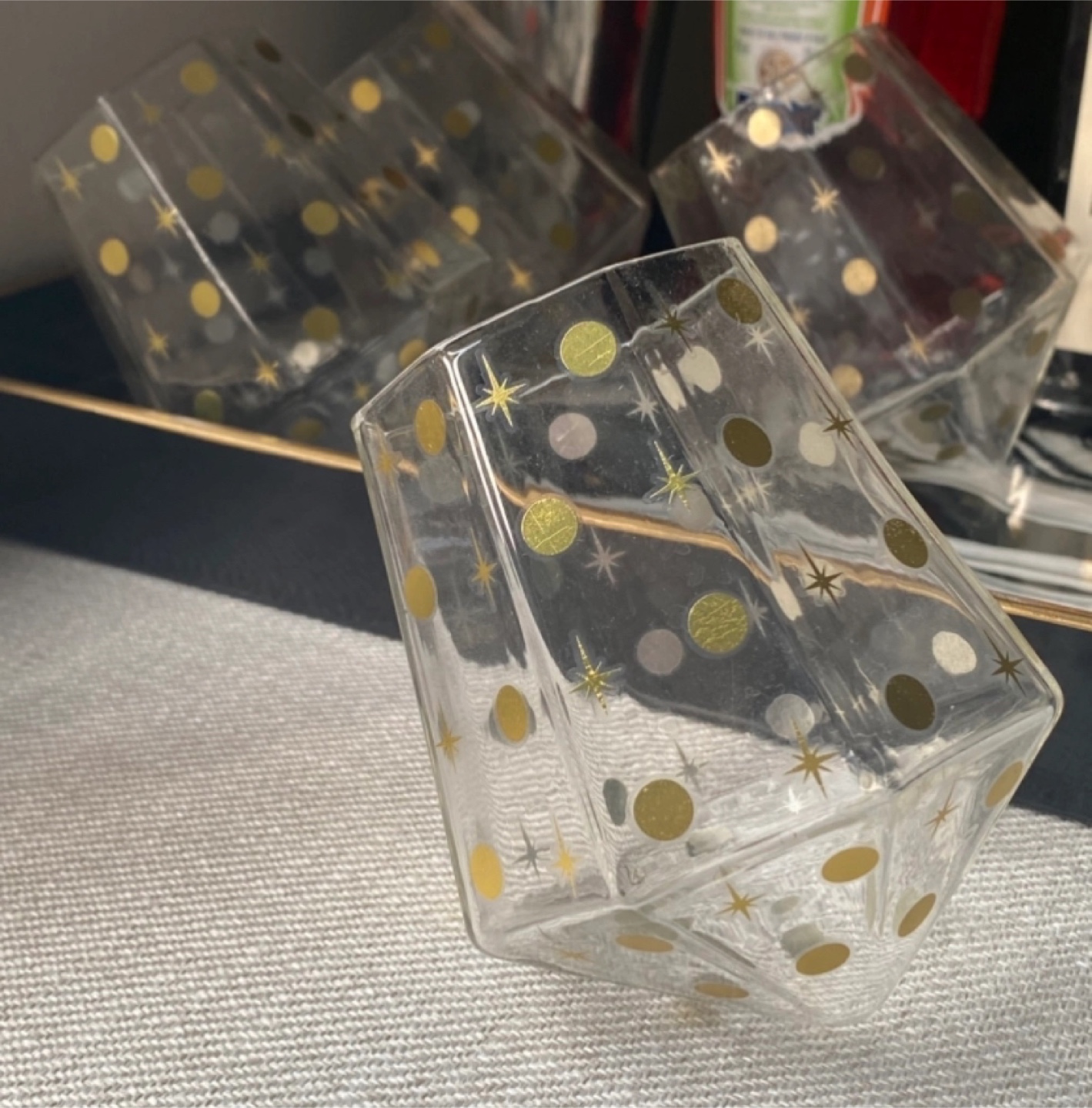 Vintage Geometric Tumbler Glasses - photo 2