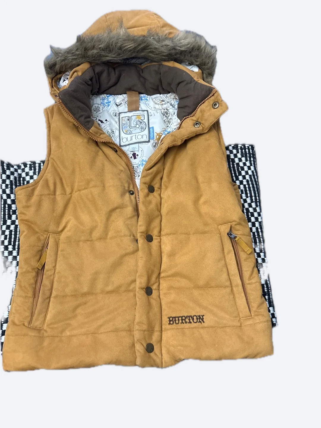 Burton Hooded Vest - Size Small thumbnail