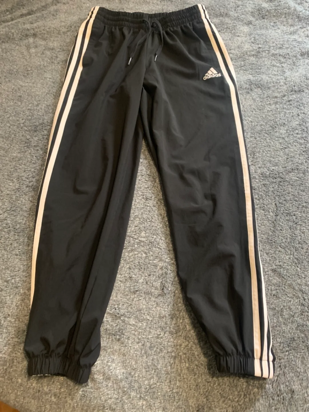 Adidas Black Track Pants - Size XS thumbnail
