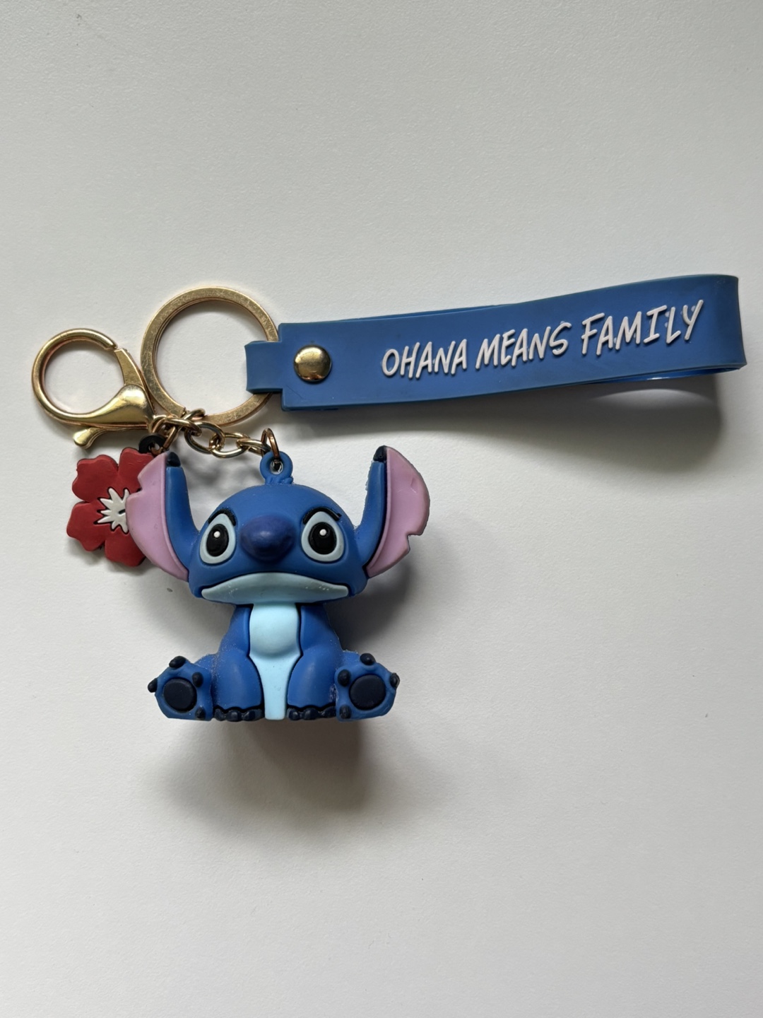 Stitch Keychain - Ohana Means Family