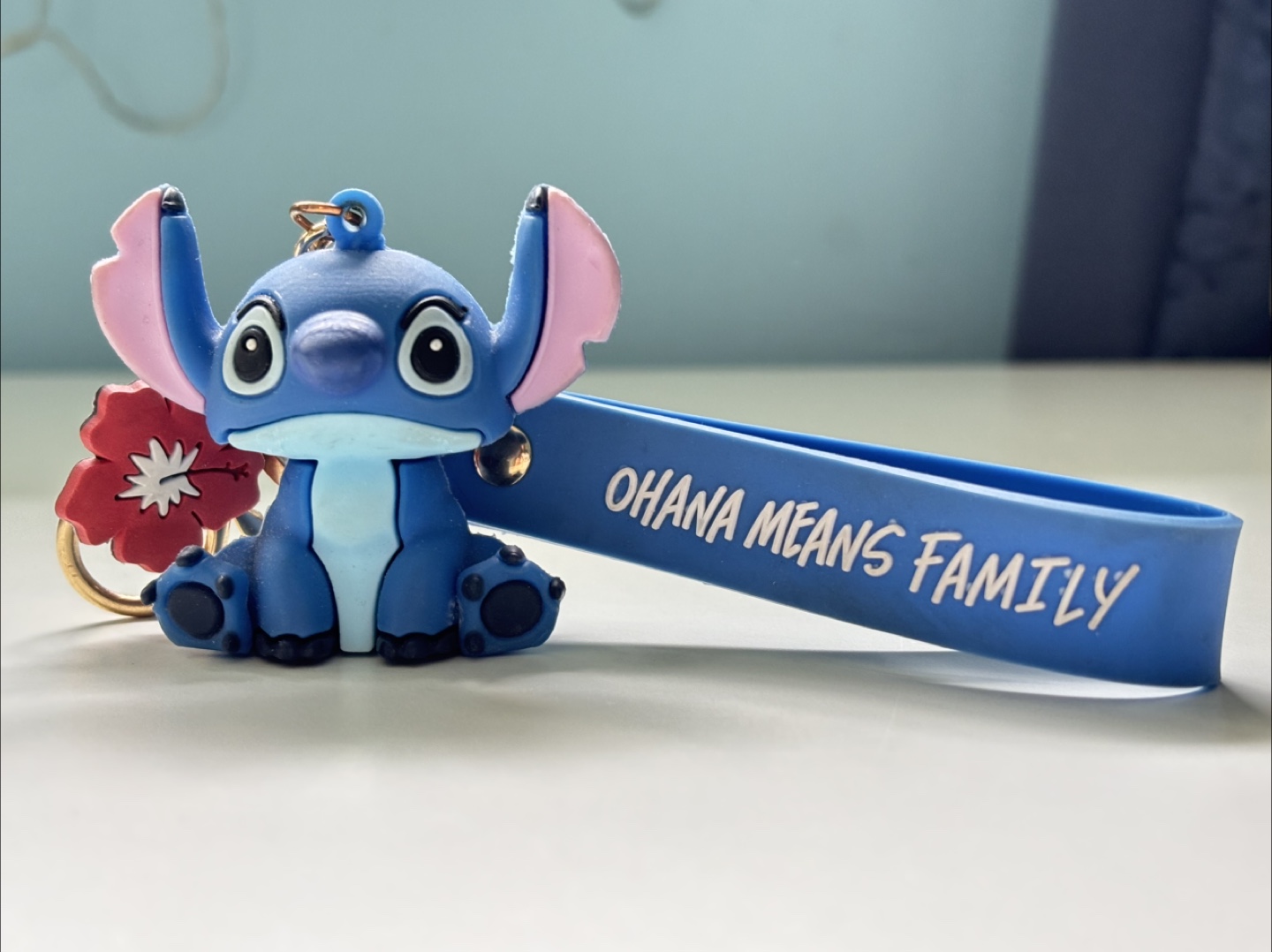 Stitch Keychain - Ohana Means Family - photo 2