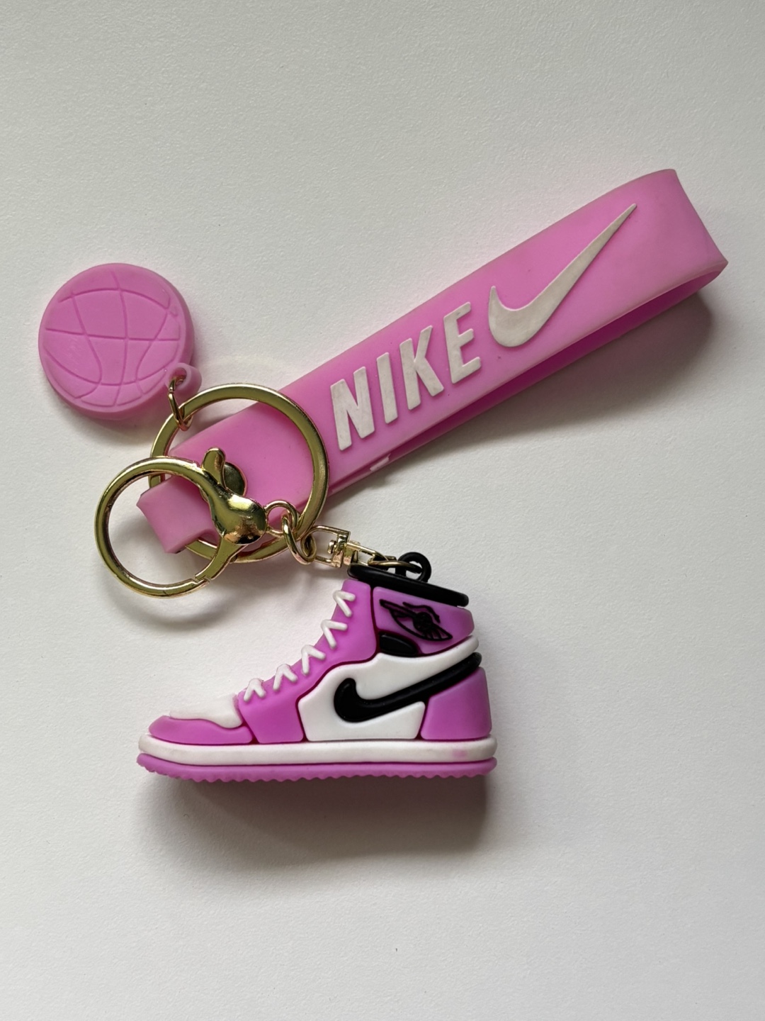 Nike Air Jordan Pink Keychain - photo 3