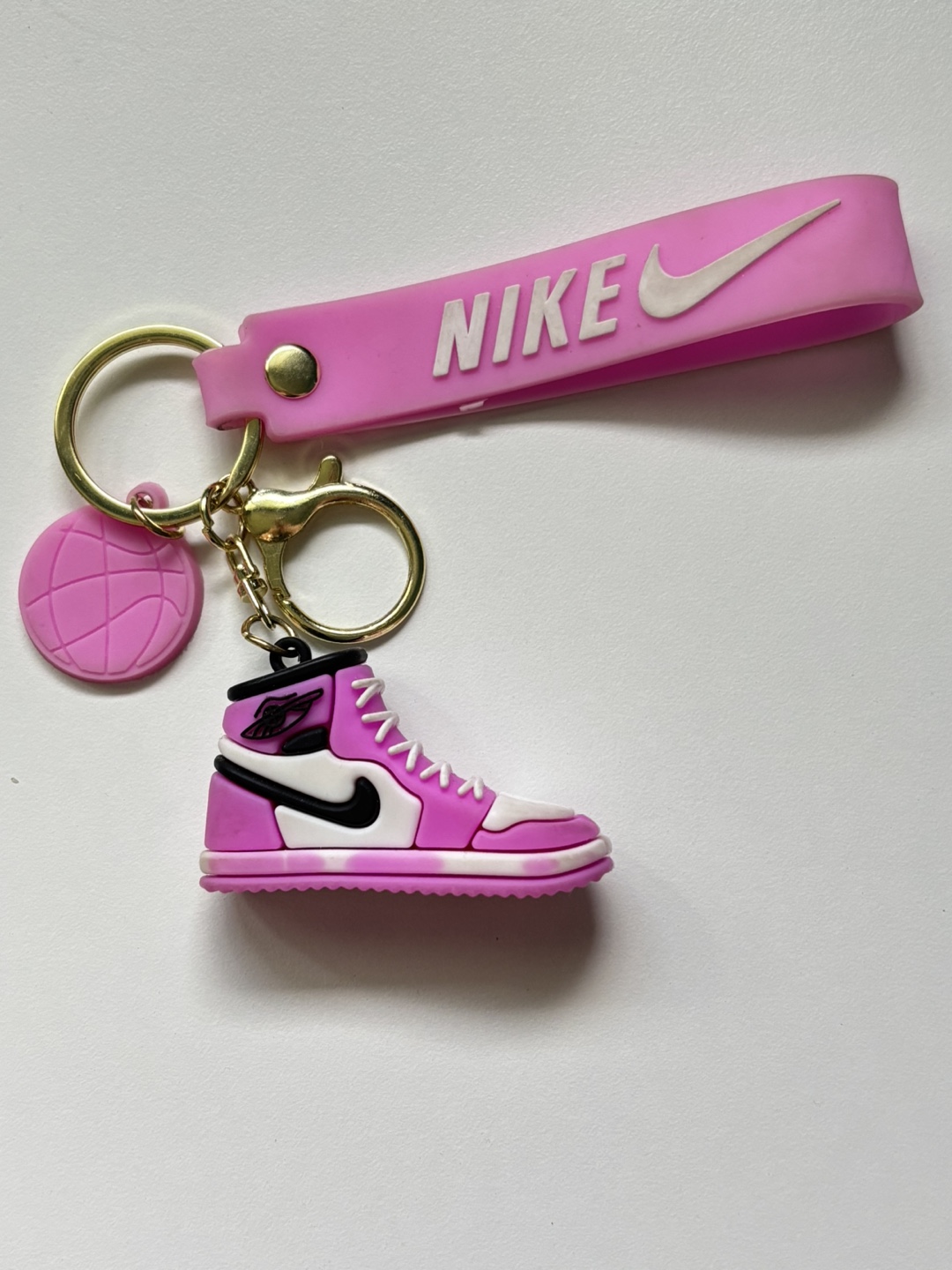 Nike Air Jordan Pink Keychain