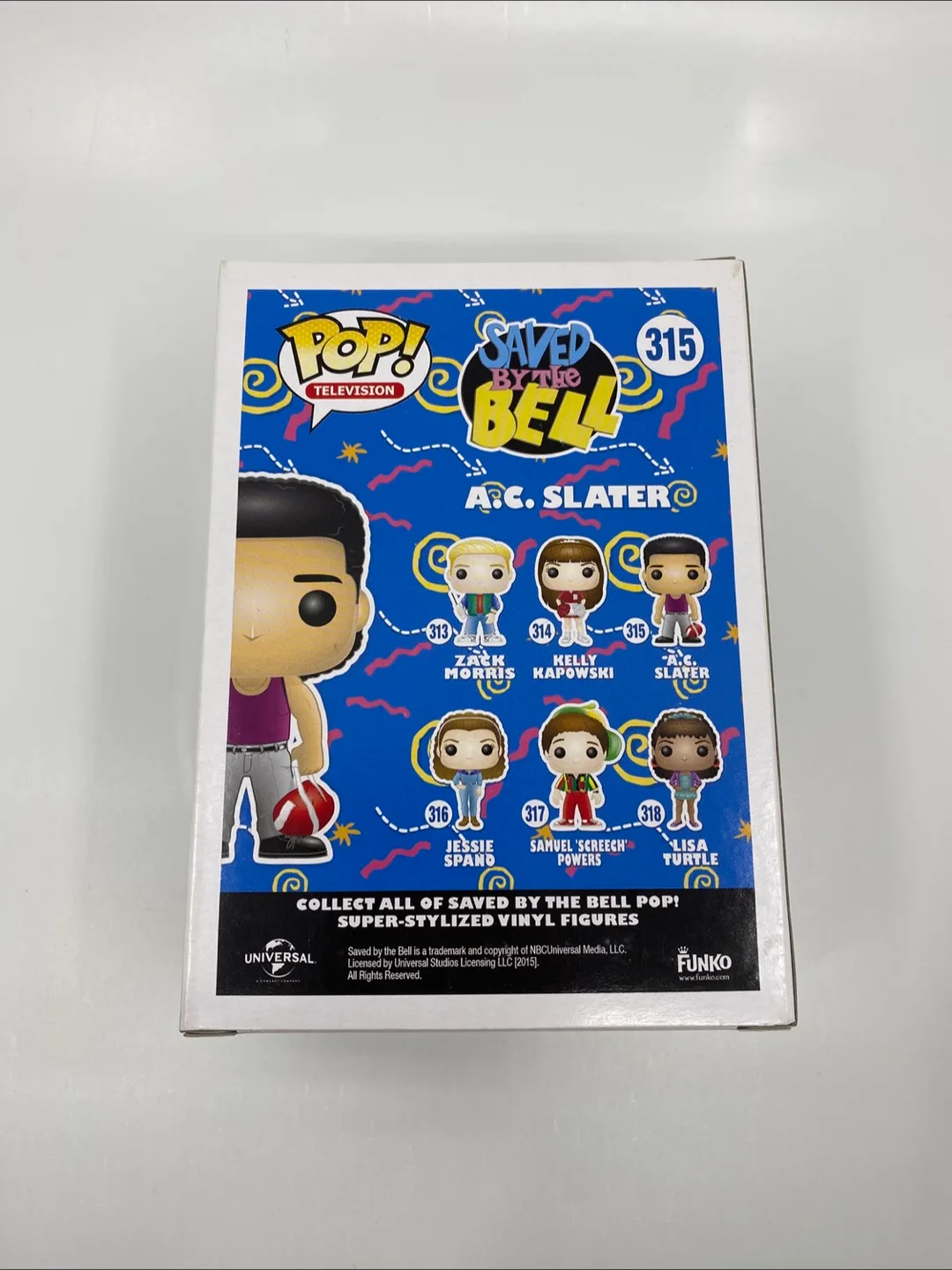 Funko Pop Saved by the Bell A.C Slater #315 image indicator(3)