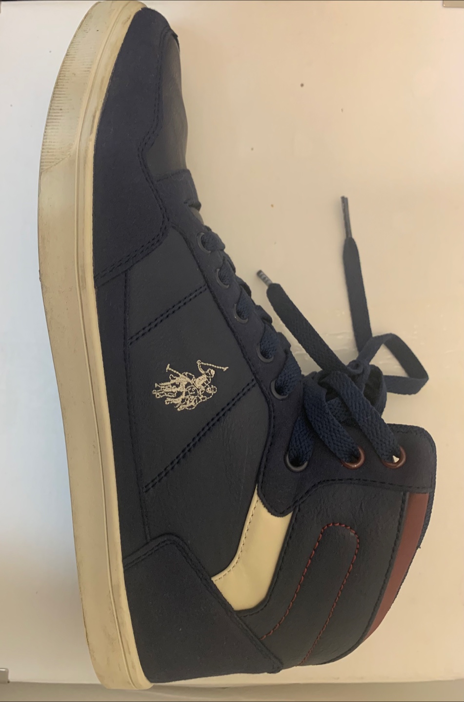 US Polo Assn. Navy High-Top Sneakers - photo 3