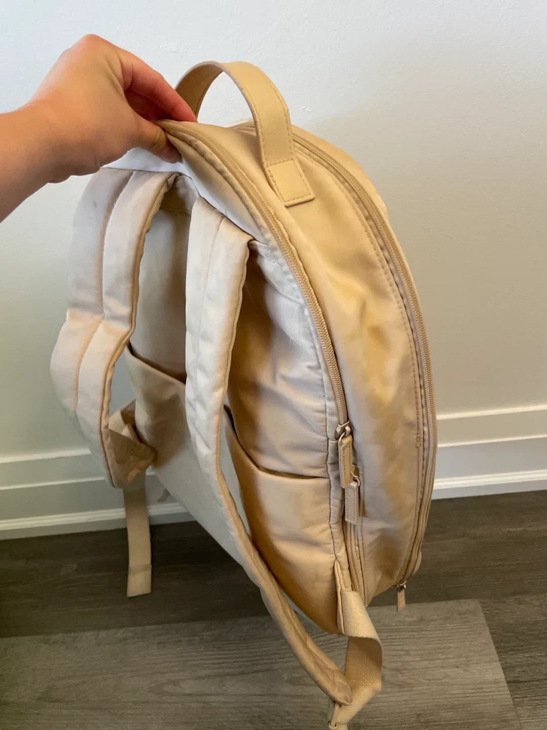 Beige Pink Beis Backpack image indicator(3)