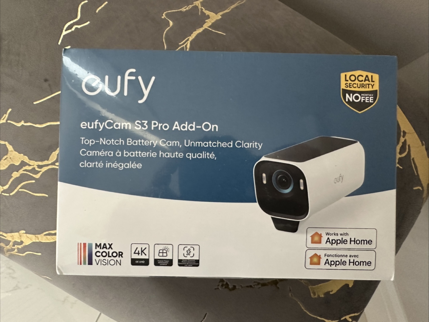 Eufy eufyCam S3 Pro Add-On Camera - New in Box!