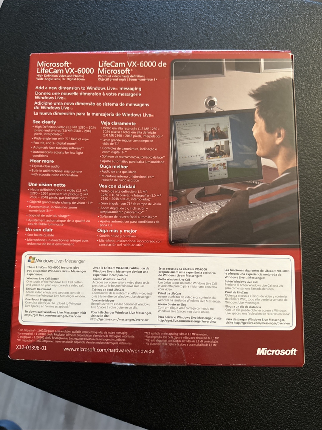 Microsoft LifeCam VX-6000 Webcam - photo 3