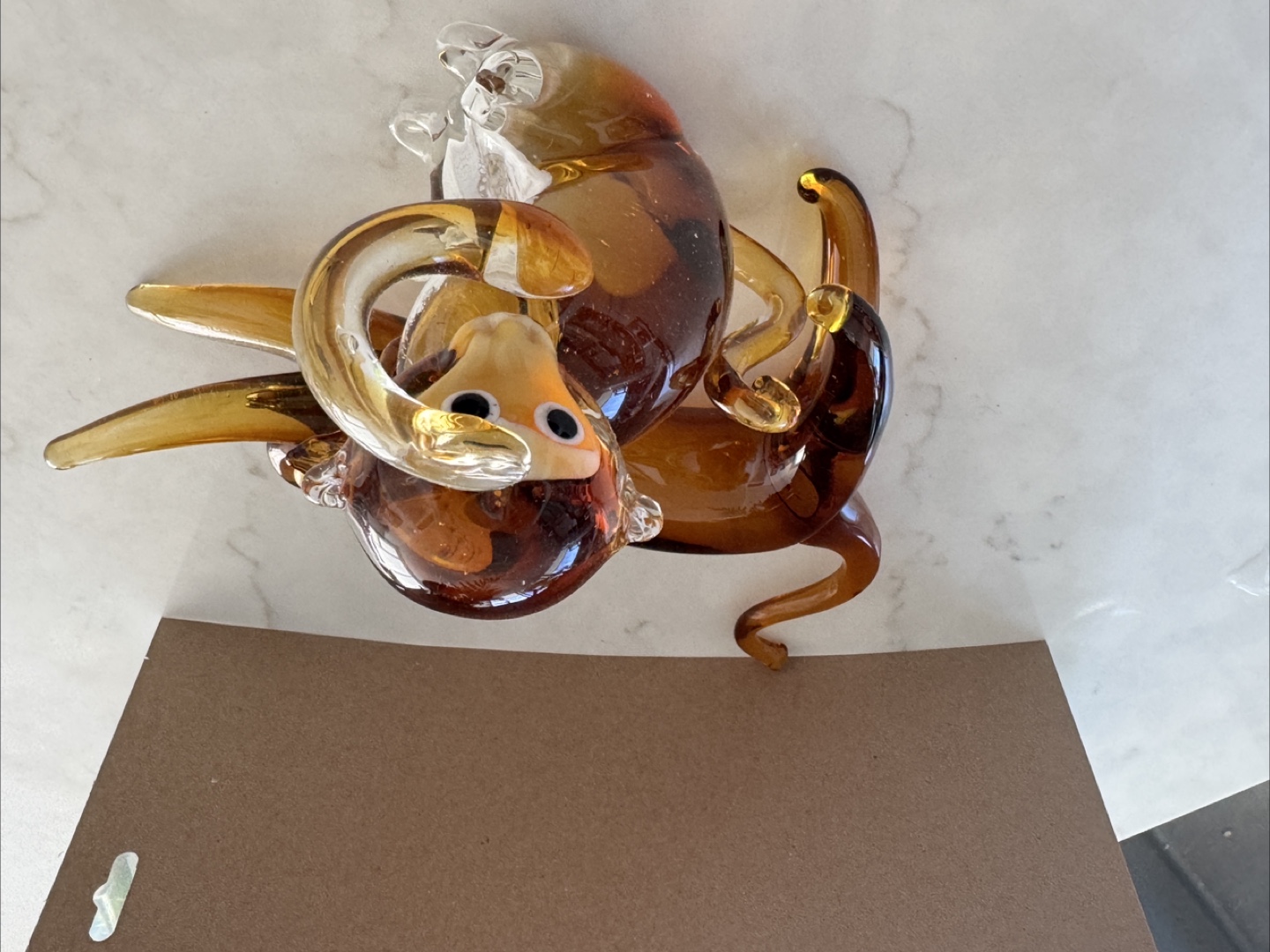 Glass Monkey Figurines - photo 3