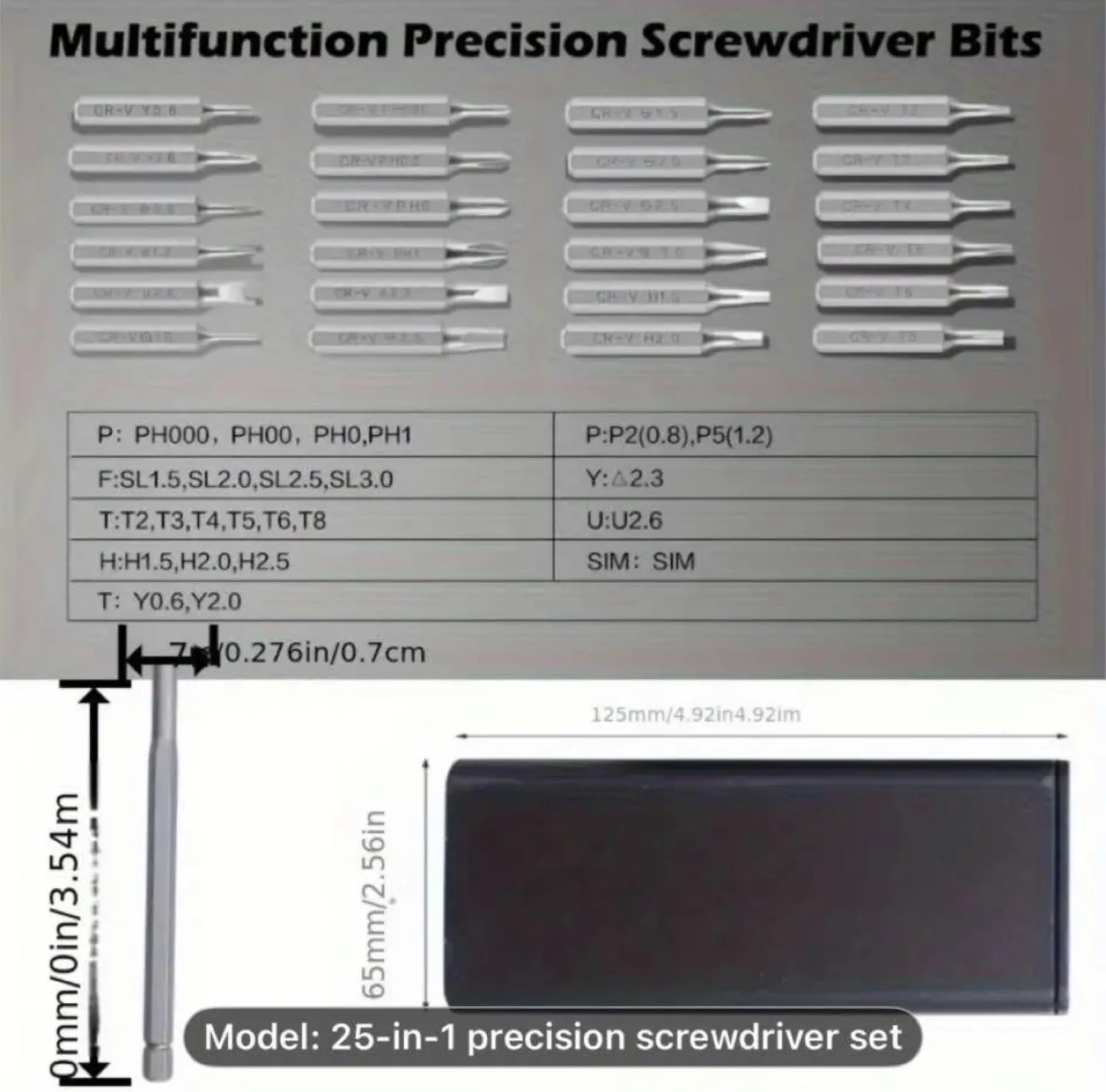 Precision Screwdriver Set image indicator(6)