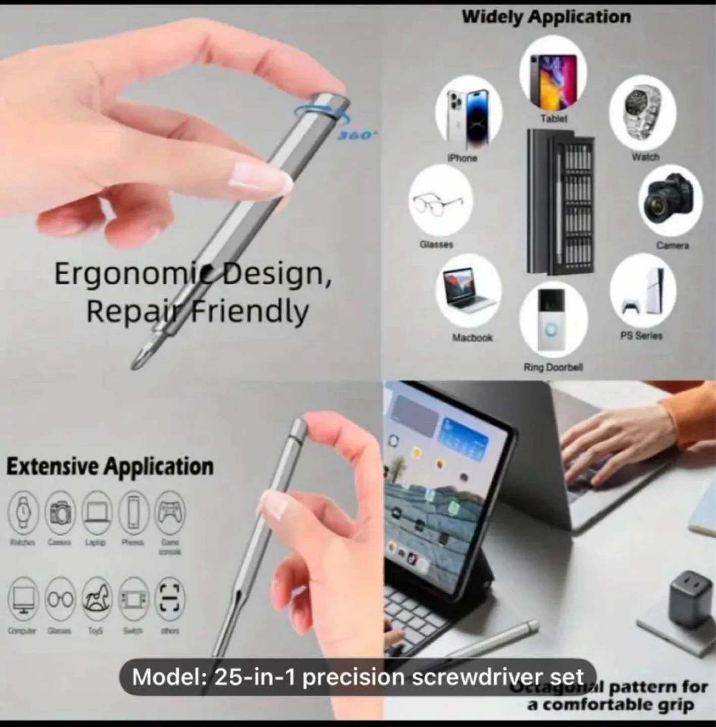 Precision Screwdriver Set image indicator(8)