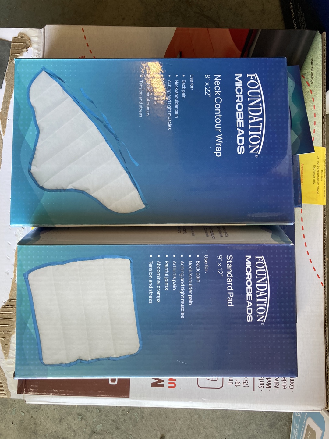 Foundation Microbeads Neck Contour Wrap & Standard Pad