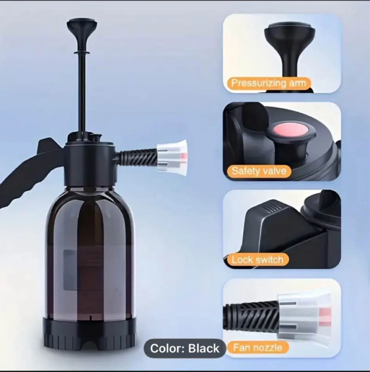 1pc 67.63oz Car Wash Foam Sprayer image indicator(6)