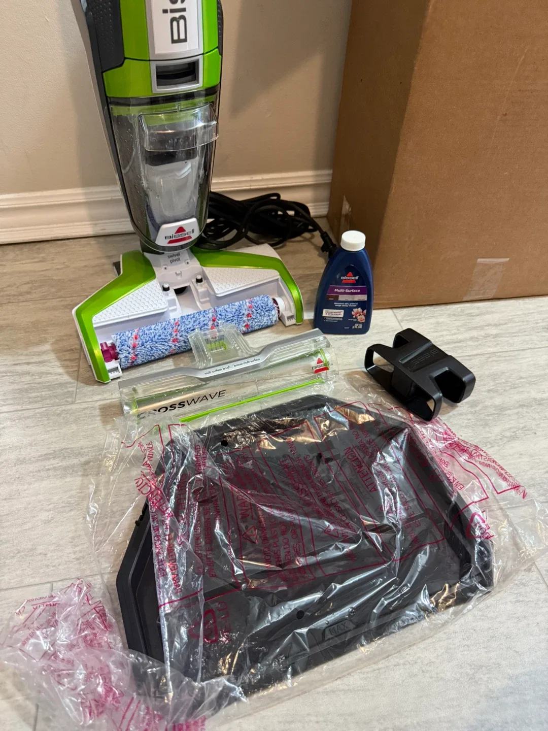 NEW Bissell CrossWave Multi-Surface Vacuum Mop image indicator(2)