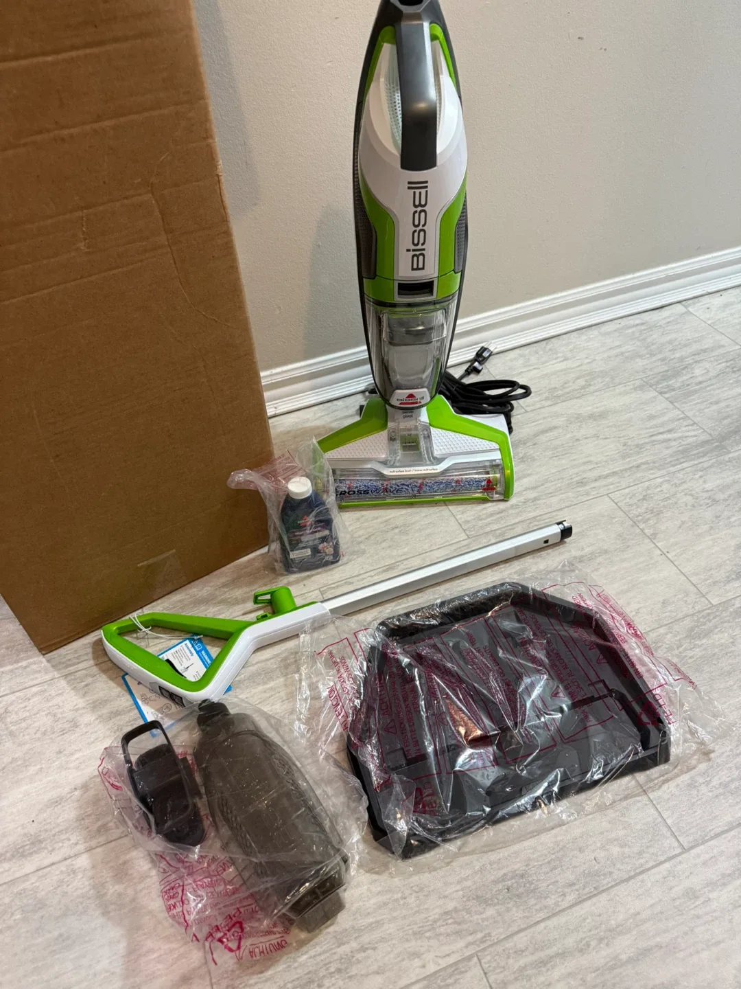 NEW Bissell CrossWave Multi-Surface Vacuum Mop image indicator(6)