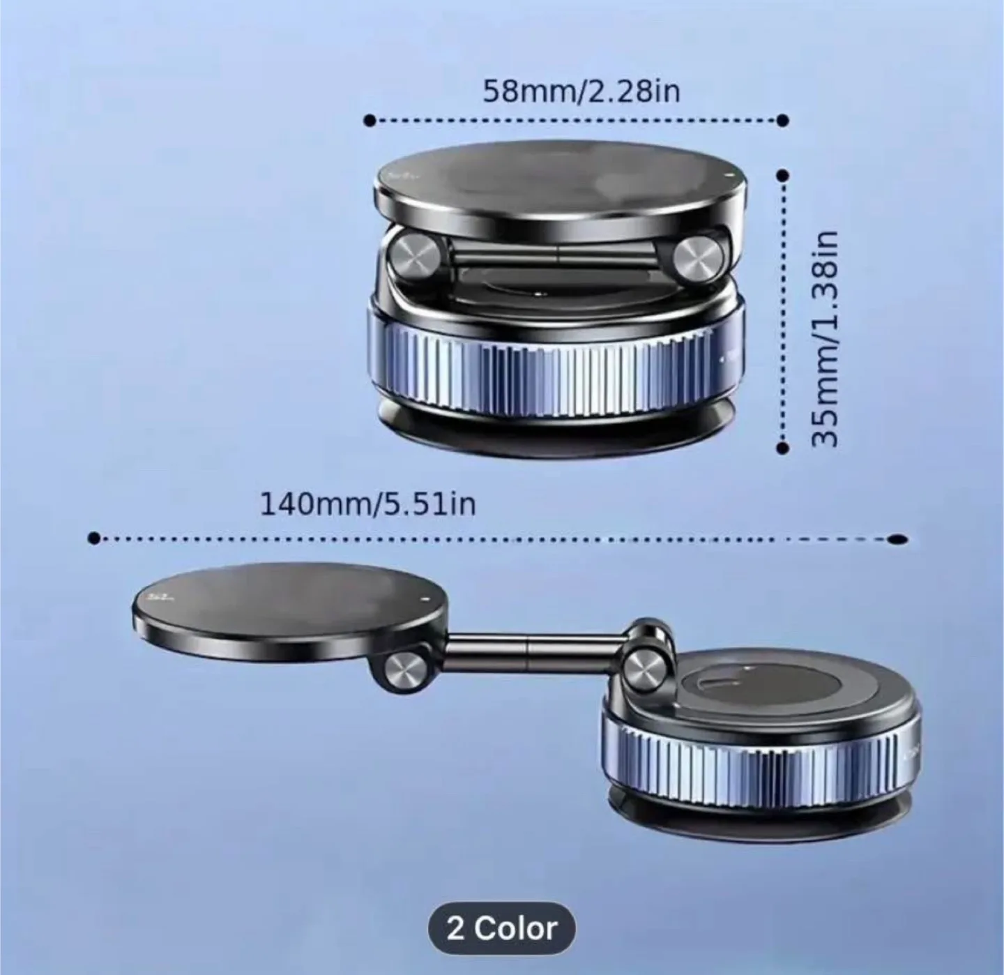 360° Rotating Magnetic Phone Holder image indicator(4)