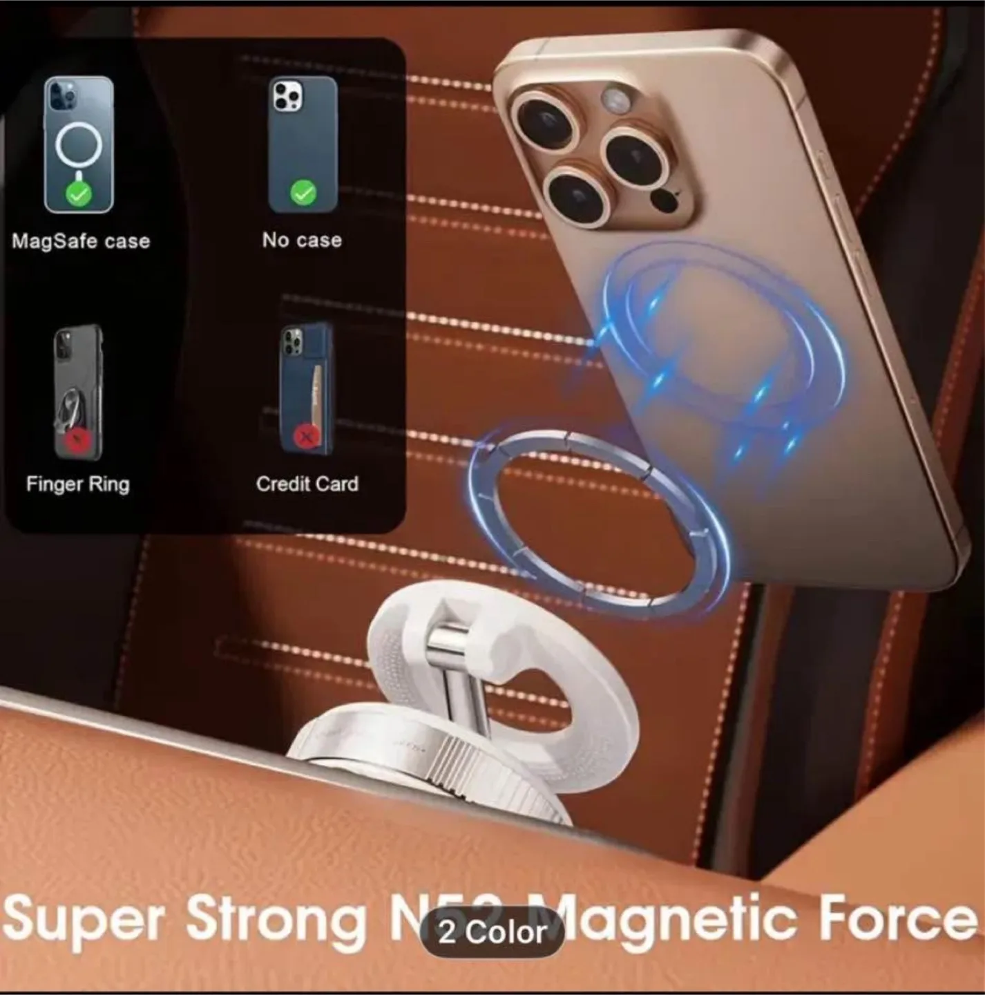 360° Rotating Magnetic Phone Holder image indicator(9)