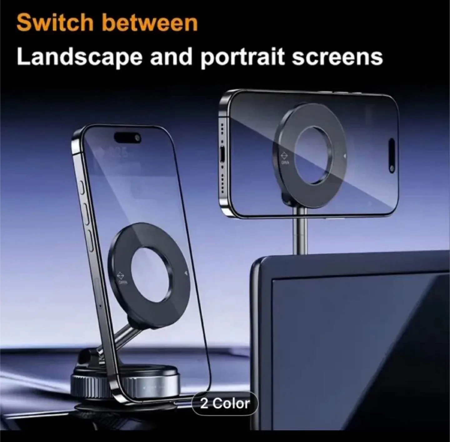 360° Rotating Magnetic Phone Stand for iPhone 16/15/14/12 image indicator(9)