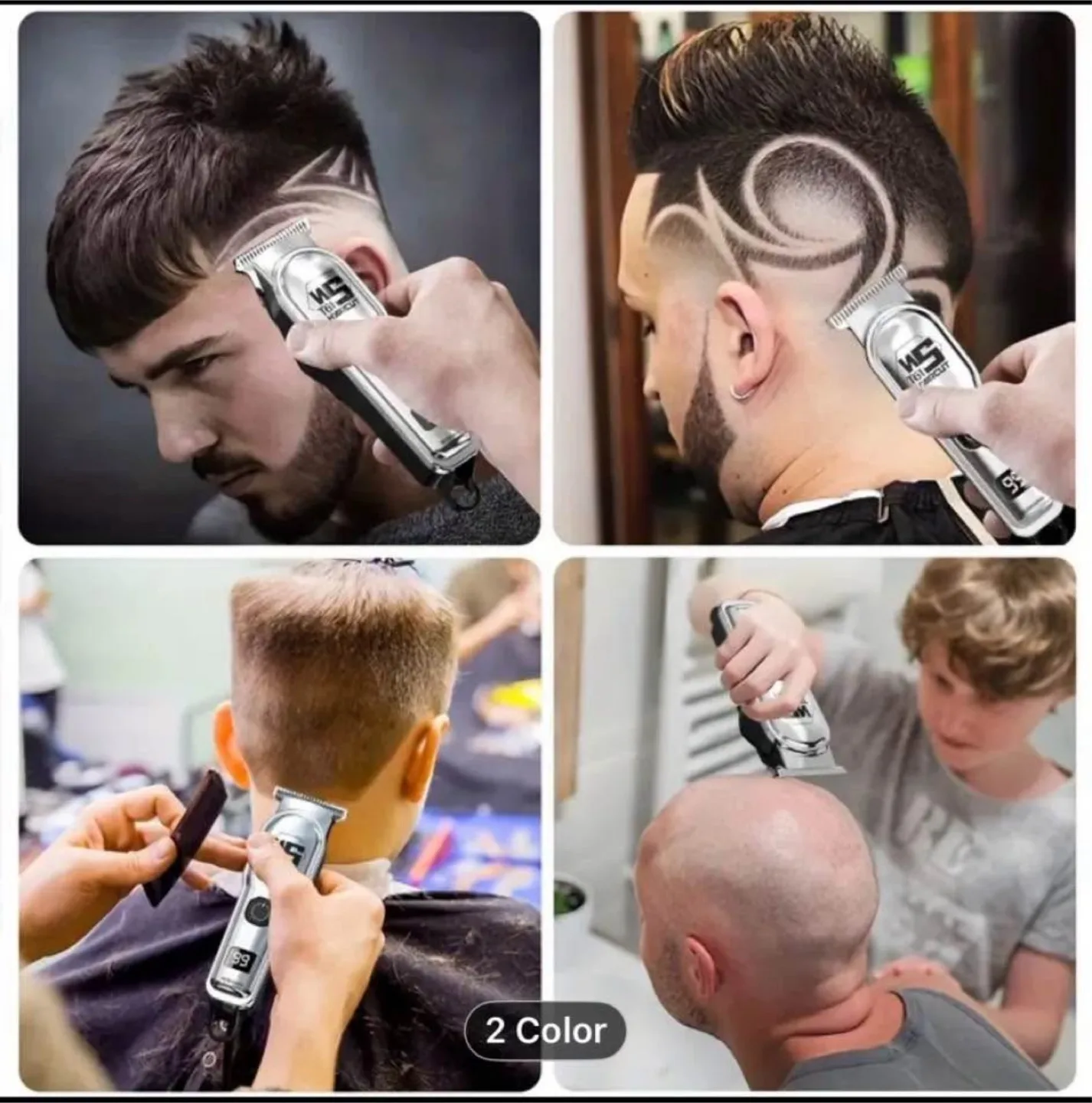 Electric Hair Clipper, Home Electric Shaver image indicator(2)