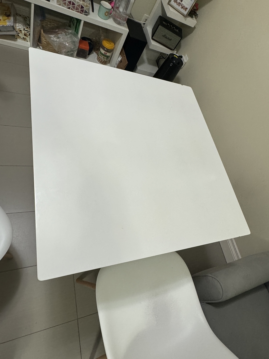 Square White Dining Table - photo 2